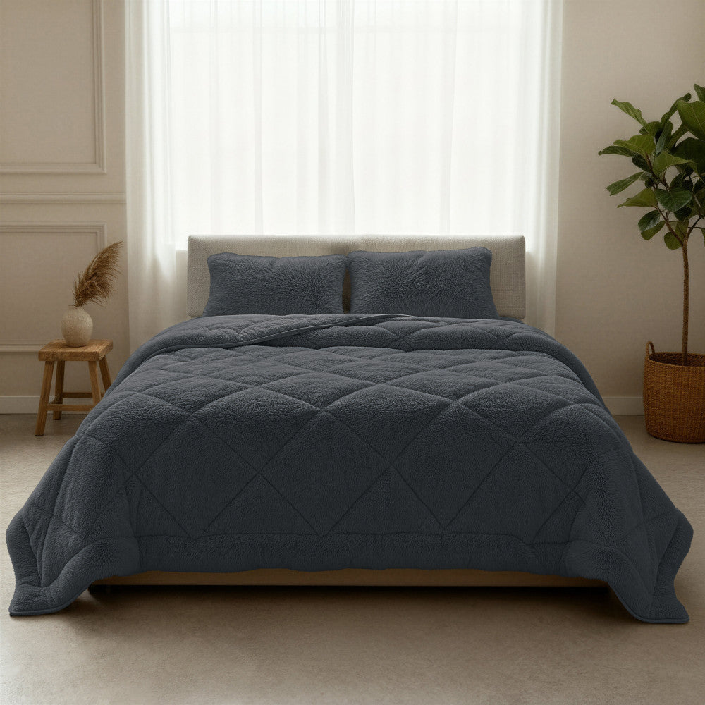 Kingsize Dekbed voor Alle Seizoenen - Zacht Gewatteerd Dons Alternatief