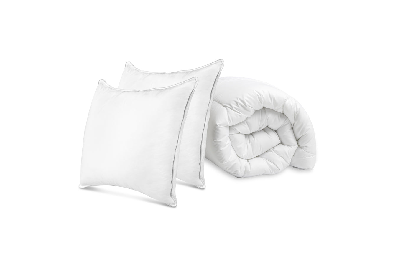 2 in 1 Dekbed + kussens - Anti huisstofmijt - Kussen 1000 gram gevuld - Anti-allergisch