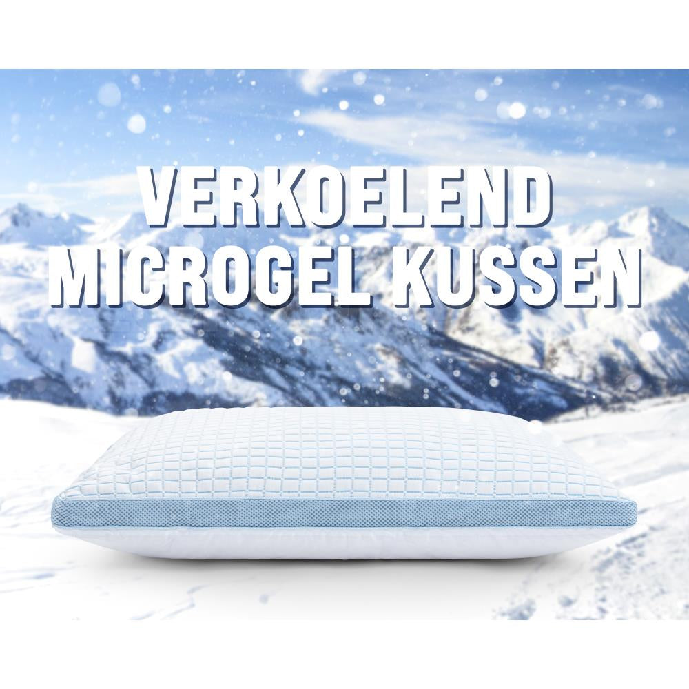 3D Blue Cell Tech Verkoelend Microgel Kussen 50 x 70 - Verkoelend - Medium hardheid - Comfortabel