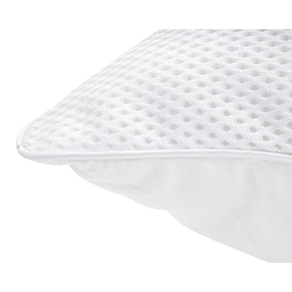 4D Ventilatie Microgel Kussen 50 x 70 - Ventilerend - Medium hardheid - Lage kussen