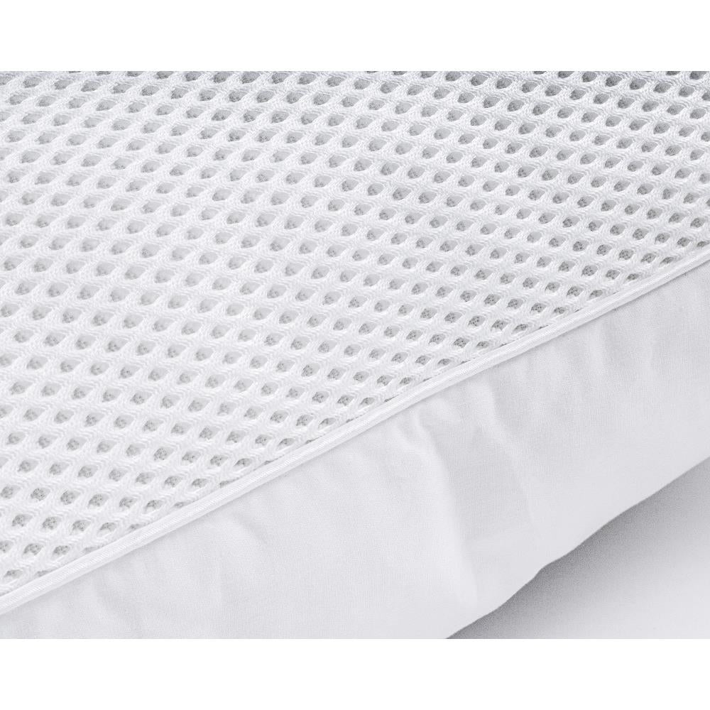 4D Ventilatie Microgel Kussen 50 x 70 - Ventilerend - Medium hardheid - Lage kussen
