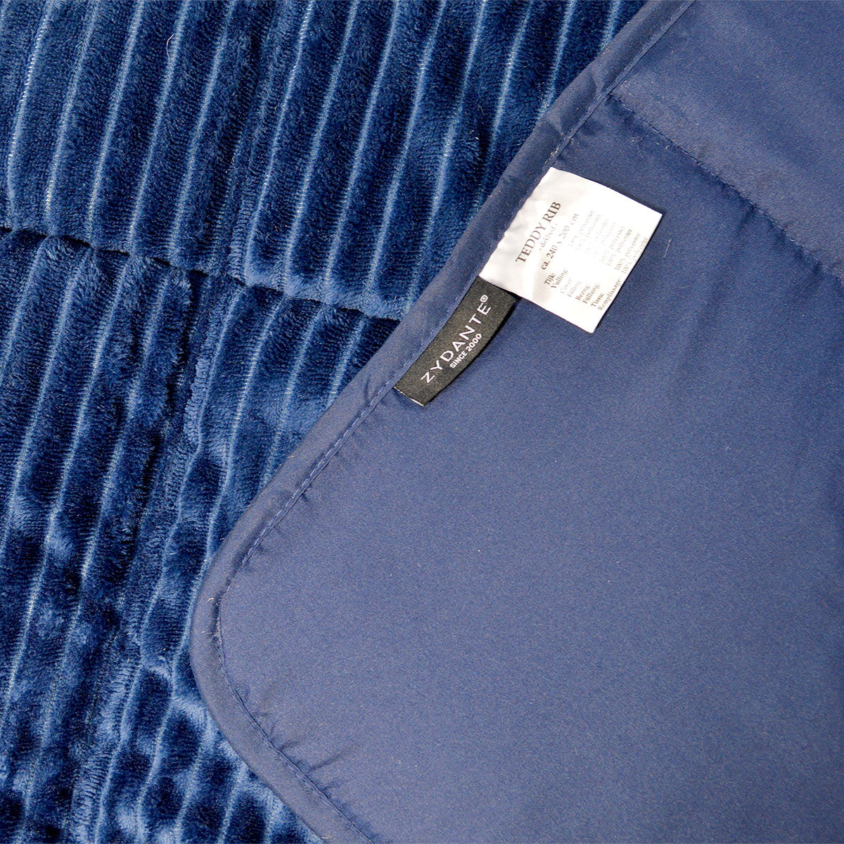 All-in-One Lazy Rib Duvet Blue - Duvet for the whole year