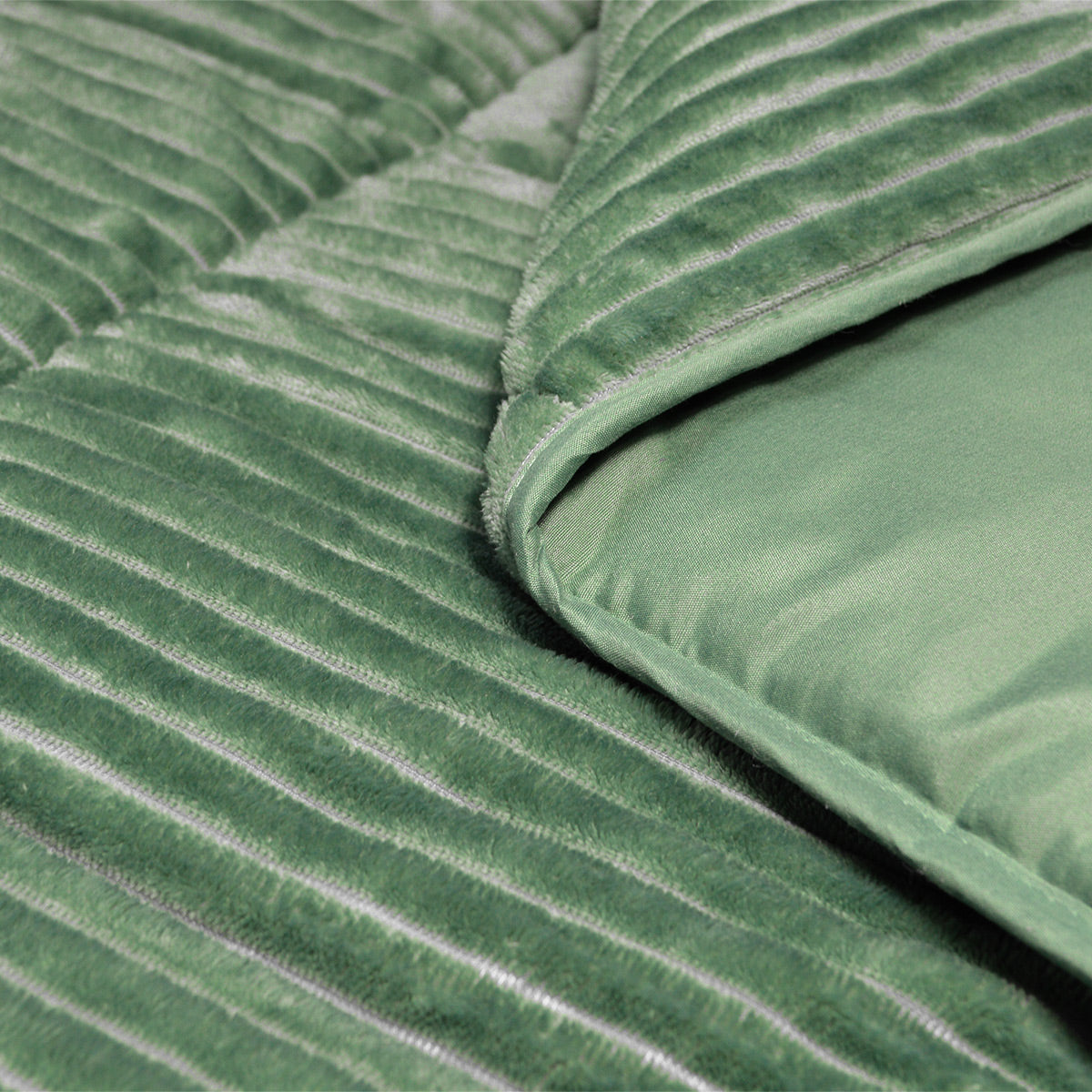 All-in-One Lazy Rib Duvet Green - Duvet for the whole year