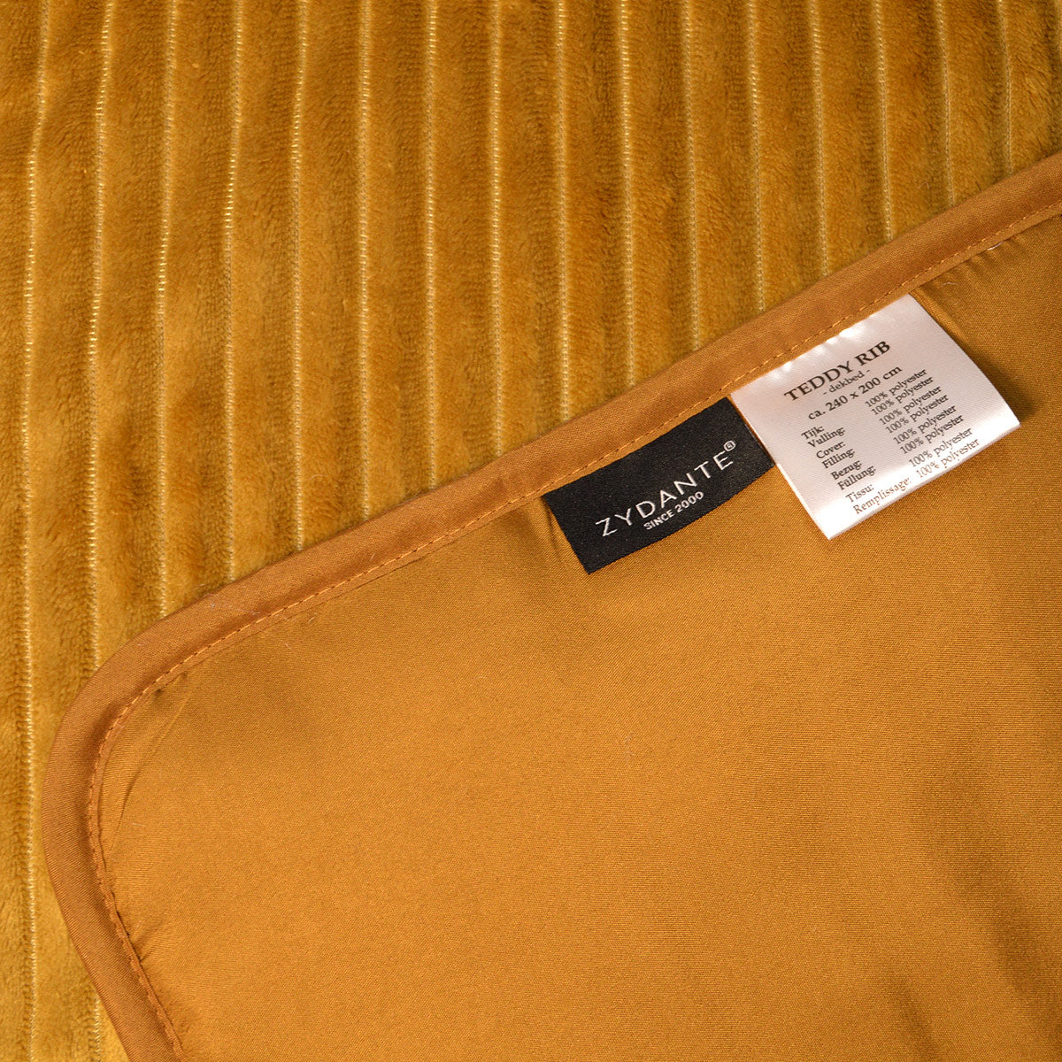 All-in-One Lazy Rib Duvet Bronze Brown - Duvet for the whole year
