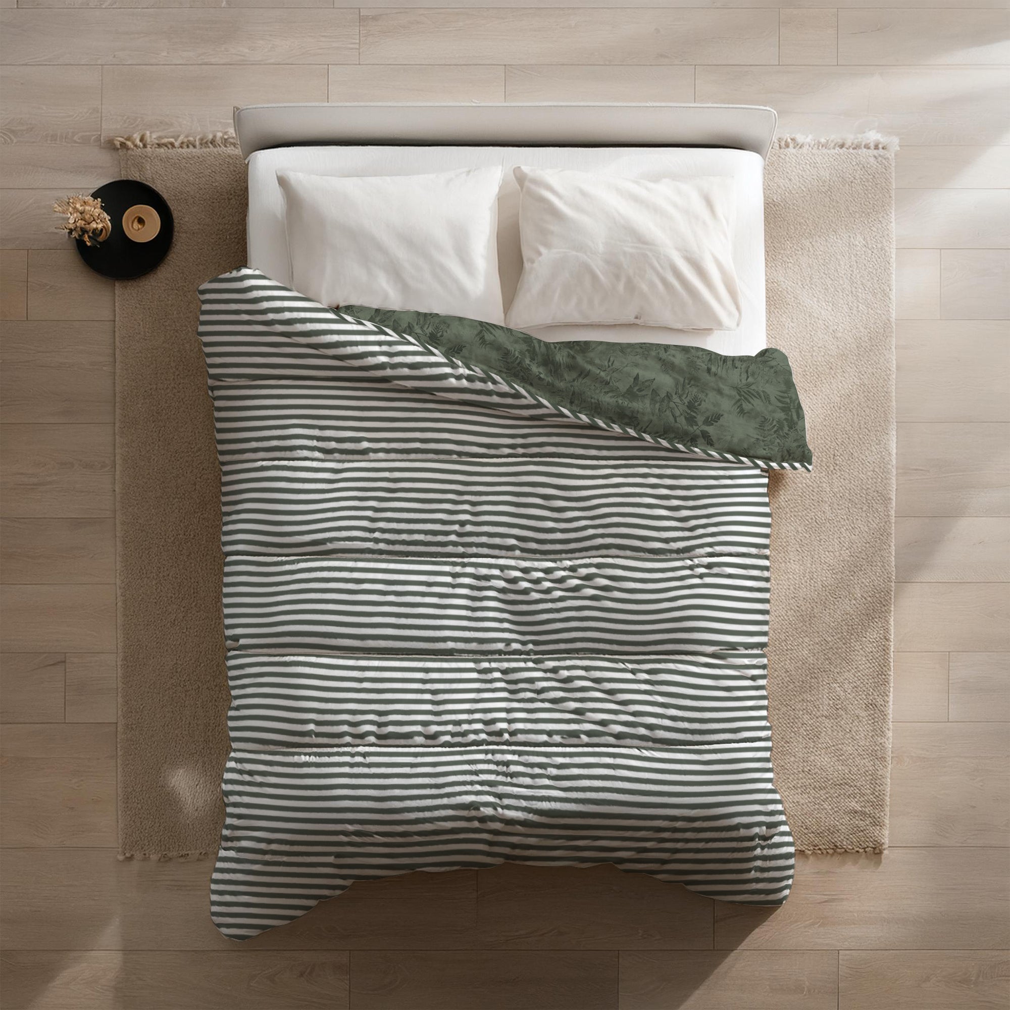 All-in One Lazy Dekbed Green Woods - Dekbed voor het hele jaar