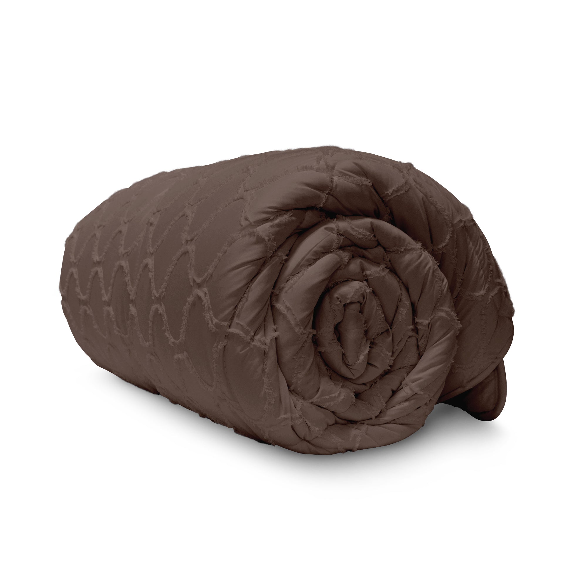 Easy Dekbed Tufted Curve - Bruin