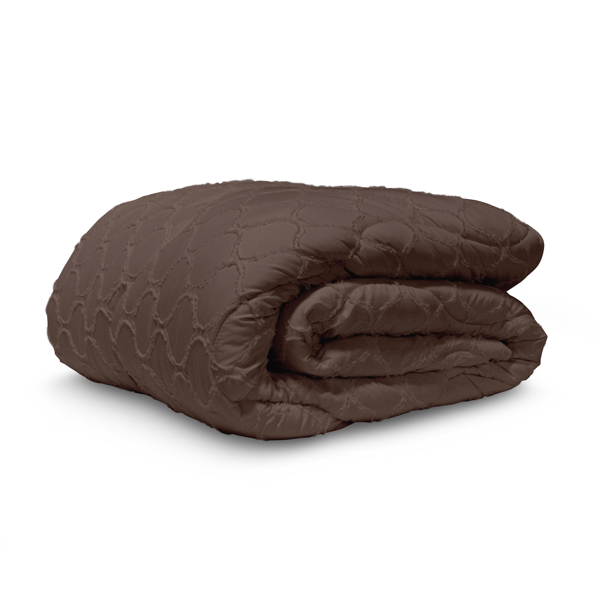 Easy Dekbed Tufted Curve - Bruin