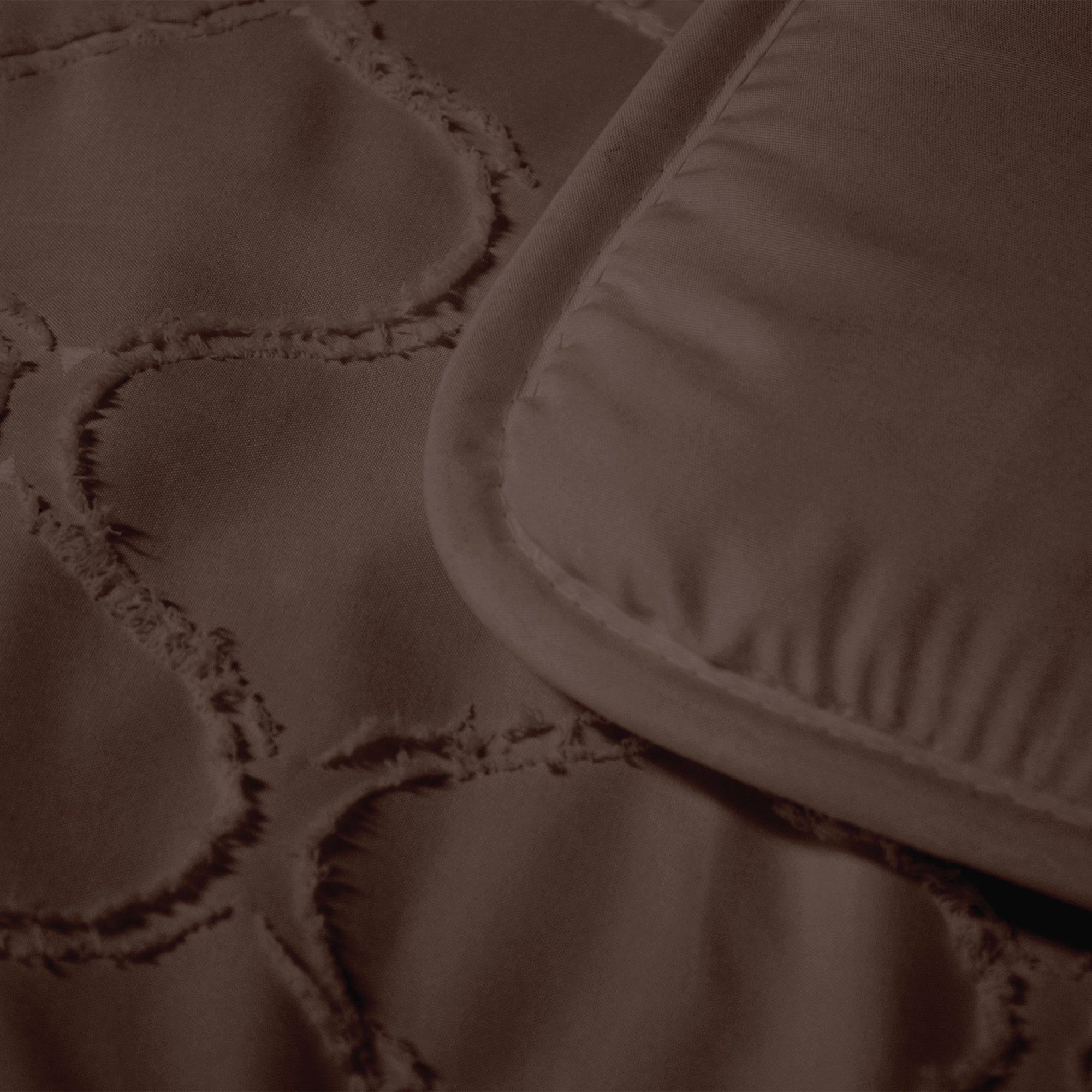 Easy Dekbed Tufted Curve - Bruin