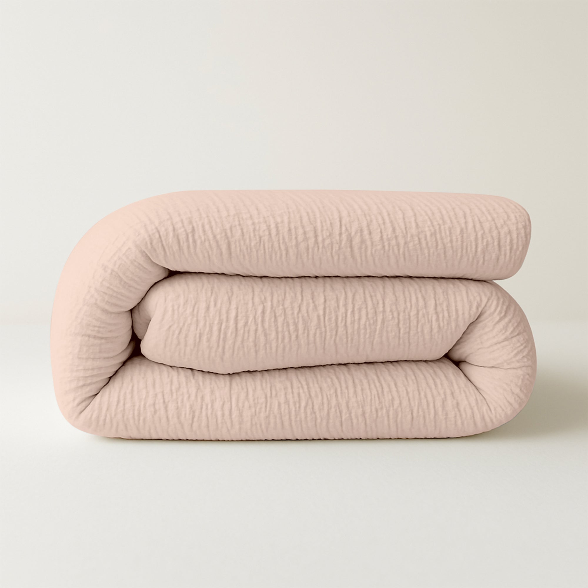 All-in One Lazy Mousseline Dekbed Zachtroze - Dekbed voor het hele jaar