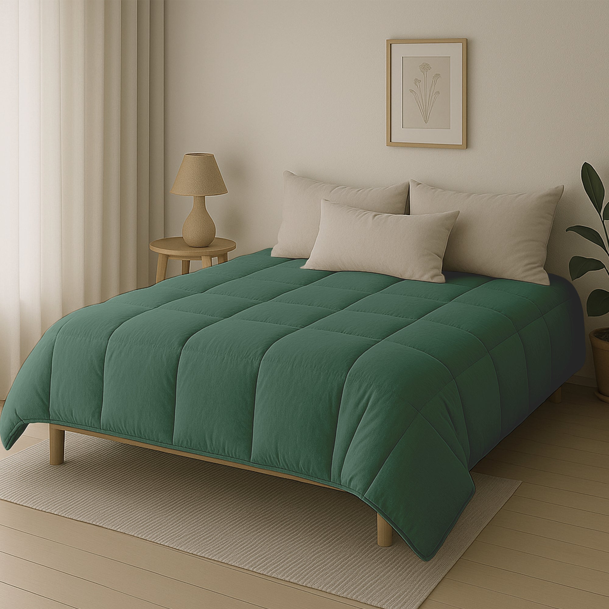 Dekbed Eazzy Stonewash premium Frosty spruce