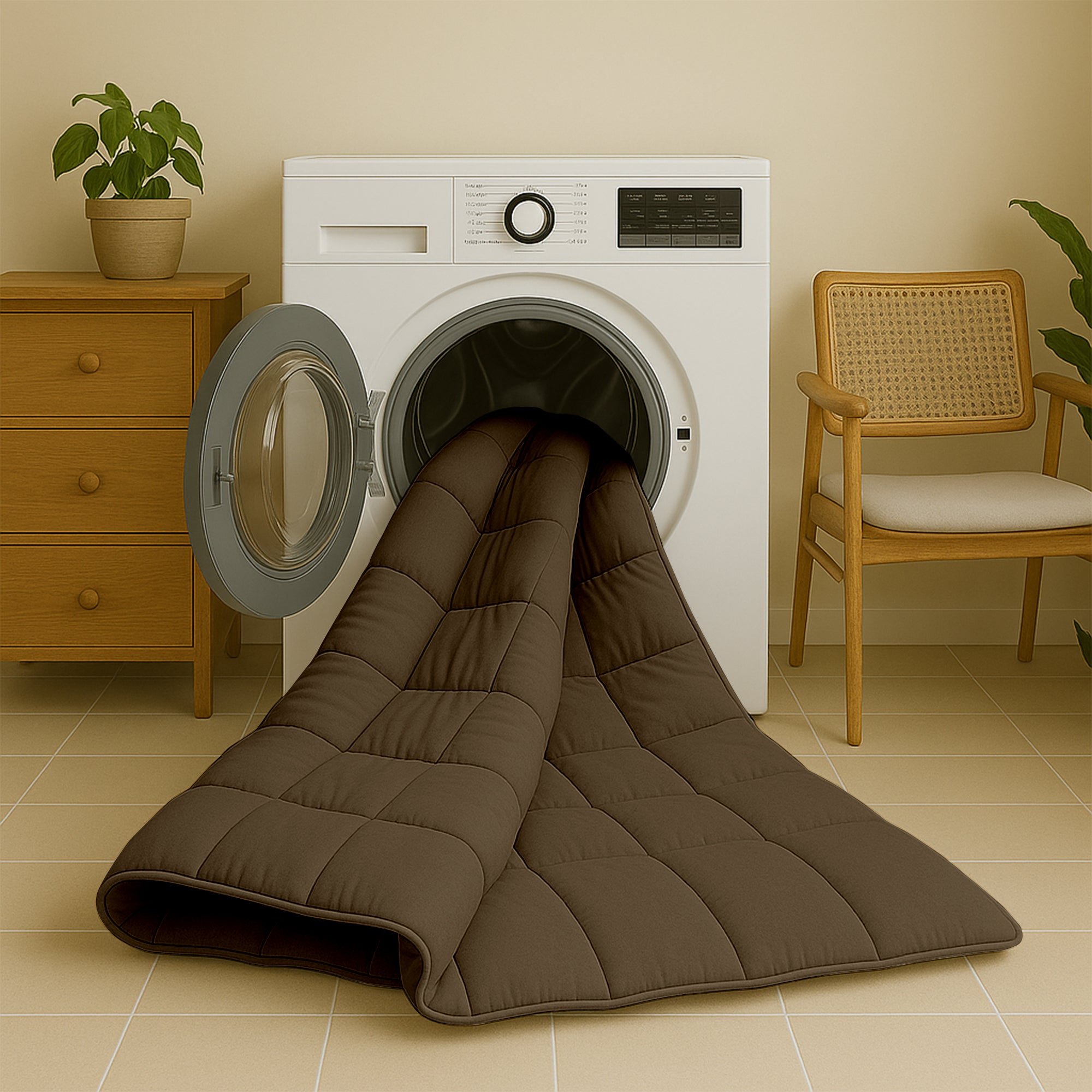 Dekbed Eazzy Stonewash premium Laurel Oak