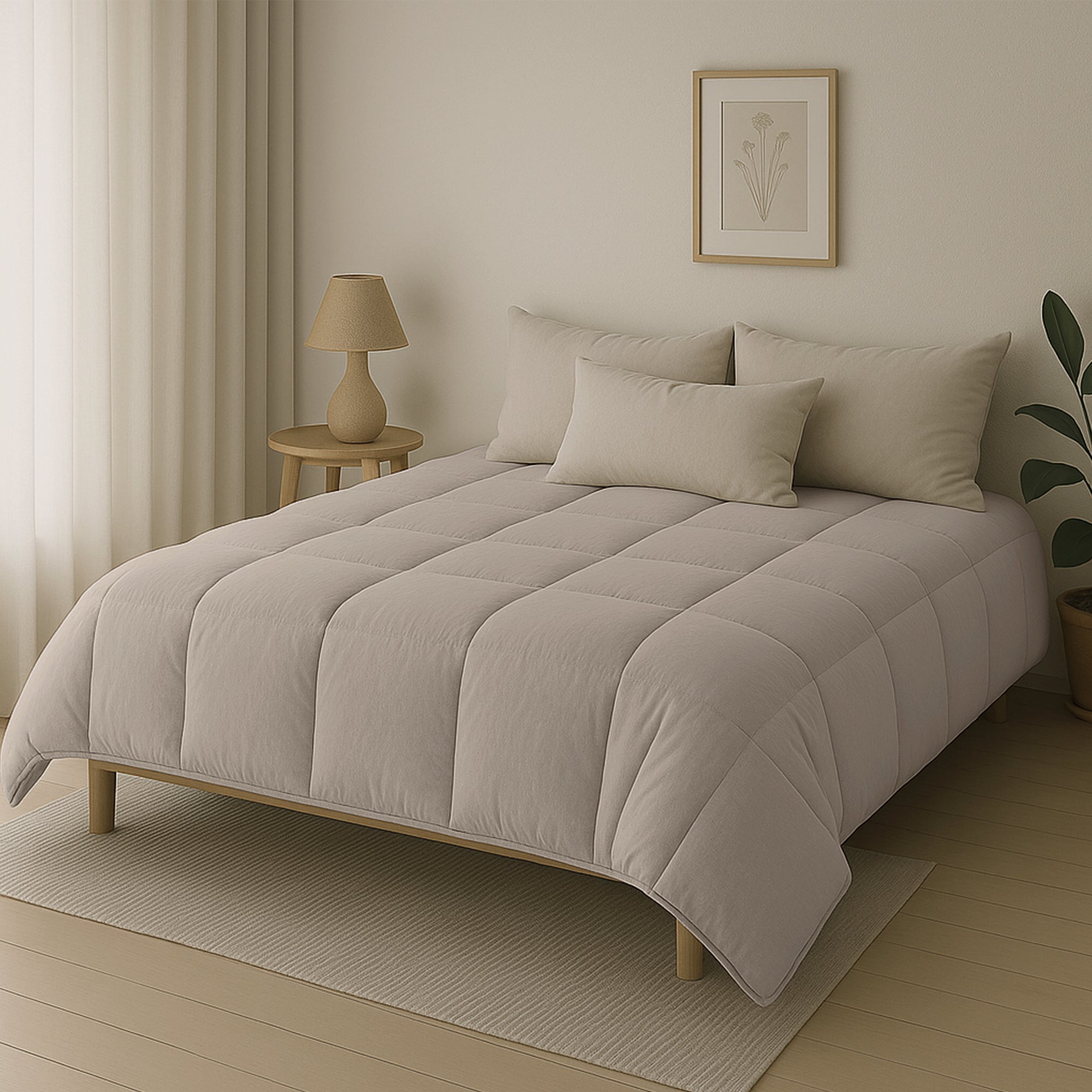 Dekbed Eazzy Stonewash premium Sand