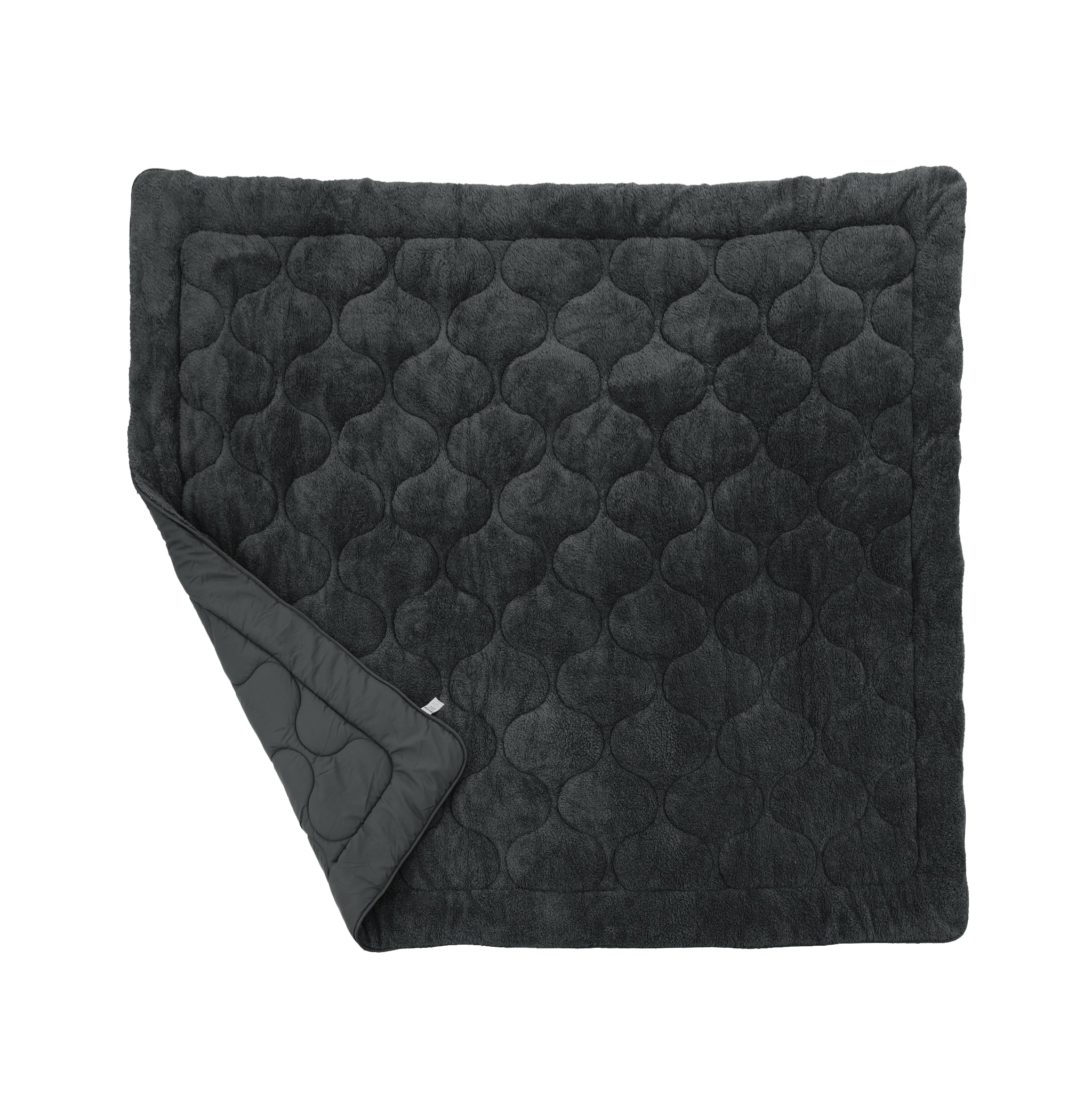 All-in One Lazy Teddy Dekbed Zwart - Dekbed met kussenslopen