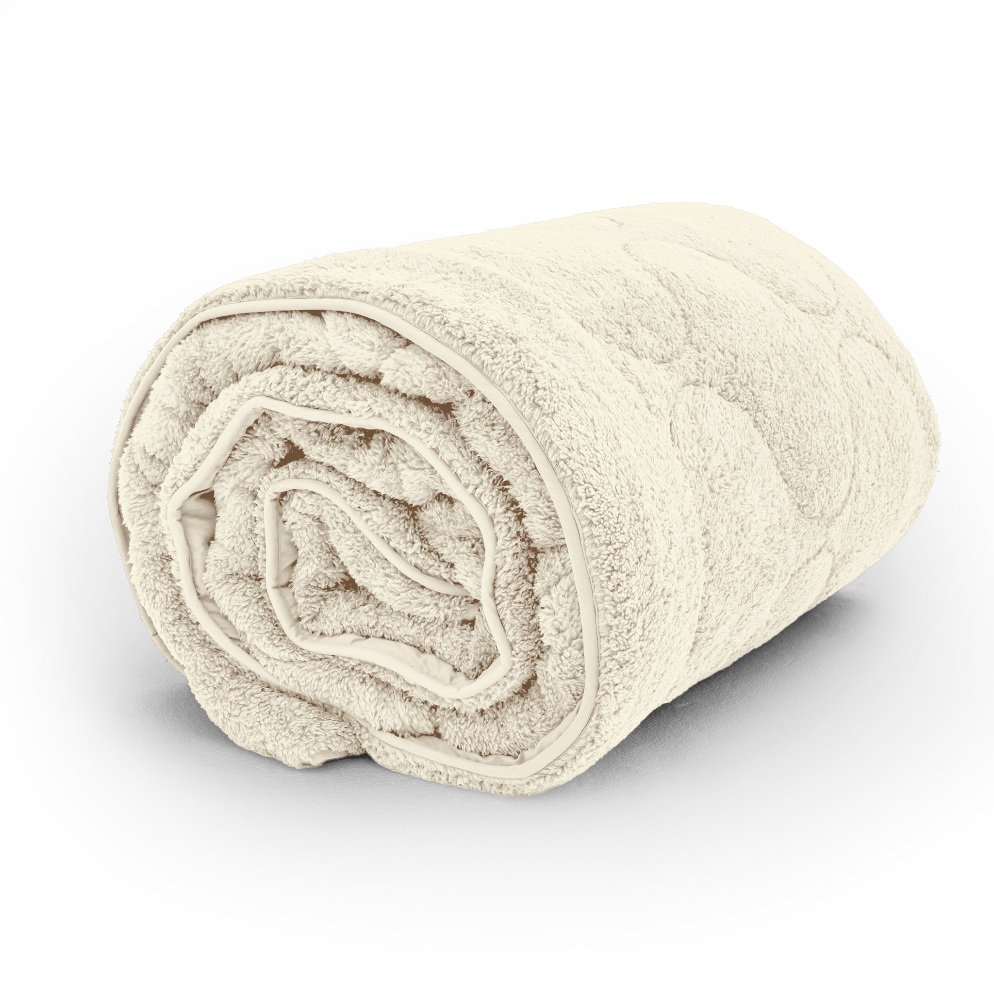 All-in One Lazy Teddy Dekbed Beige - Dekbed met kussenslopen