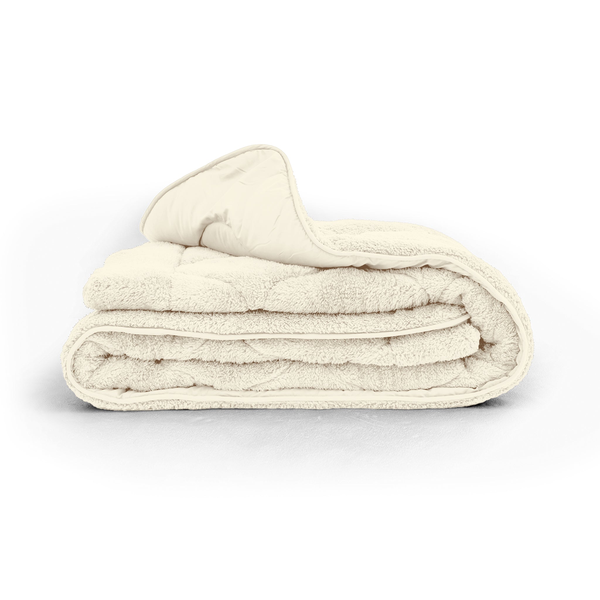 All-in One Lazy Teddy Dekbed Beige - Dekbed met kussenslopen