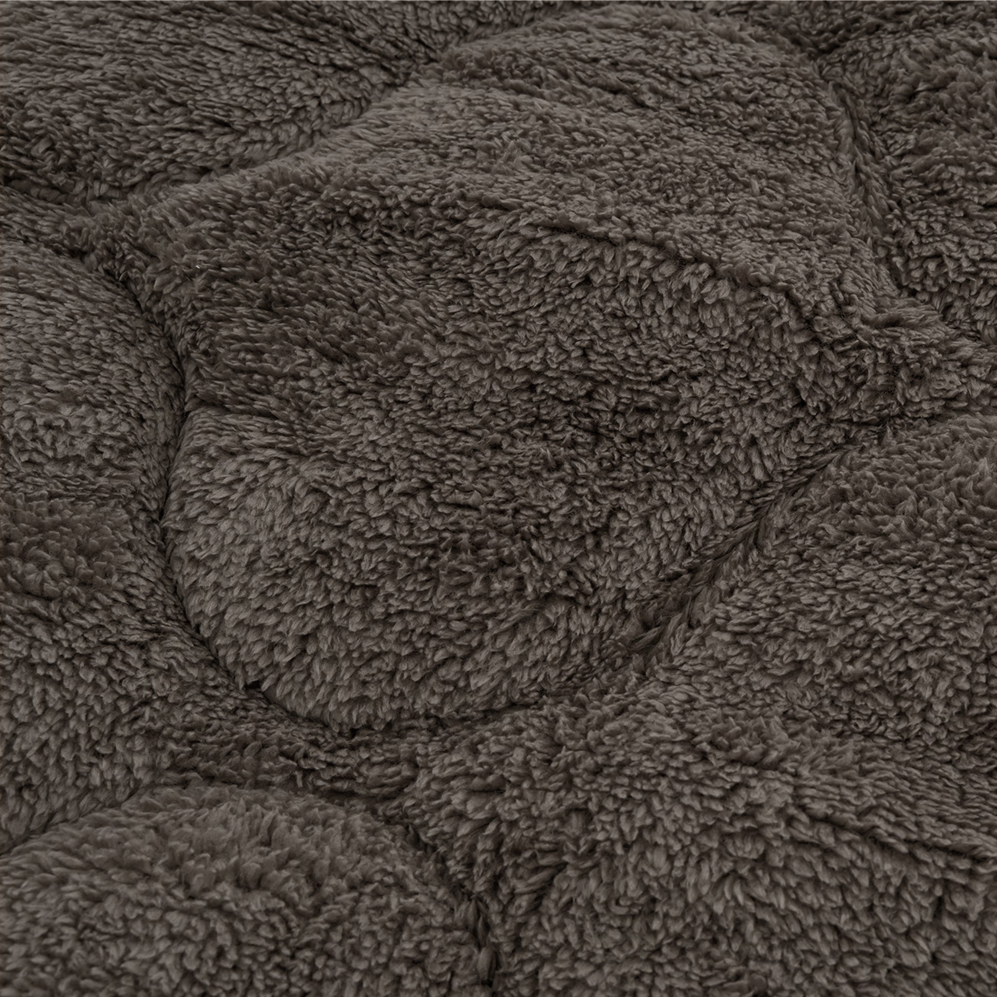 All-in One Lazy Teddy Dekbed Taupe/Grijs - Dekbed met kussenslopen