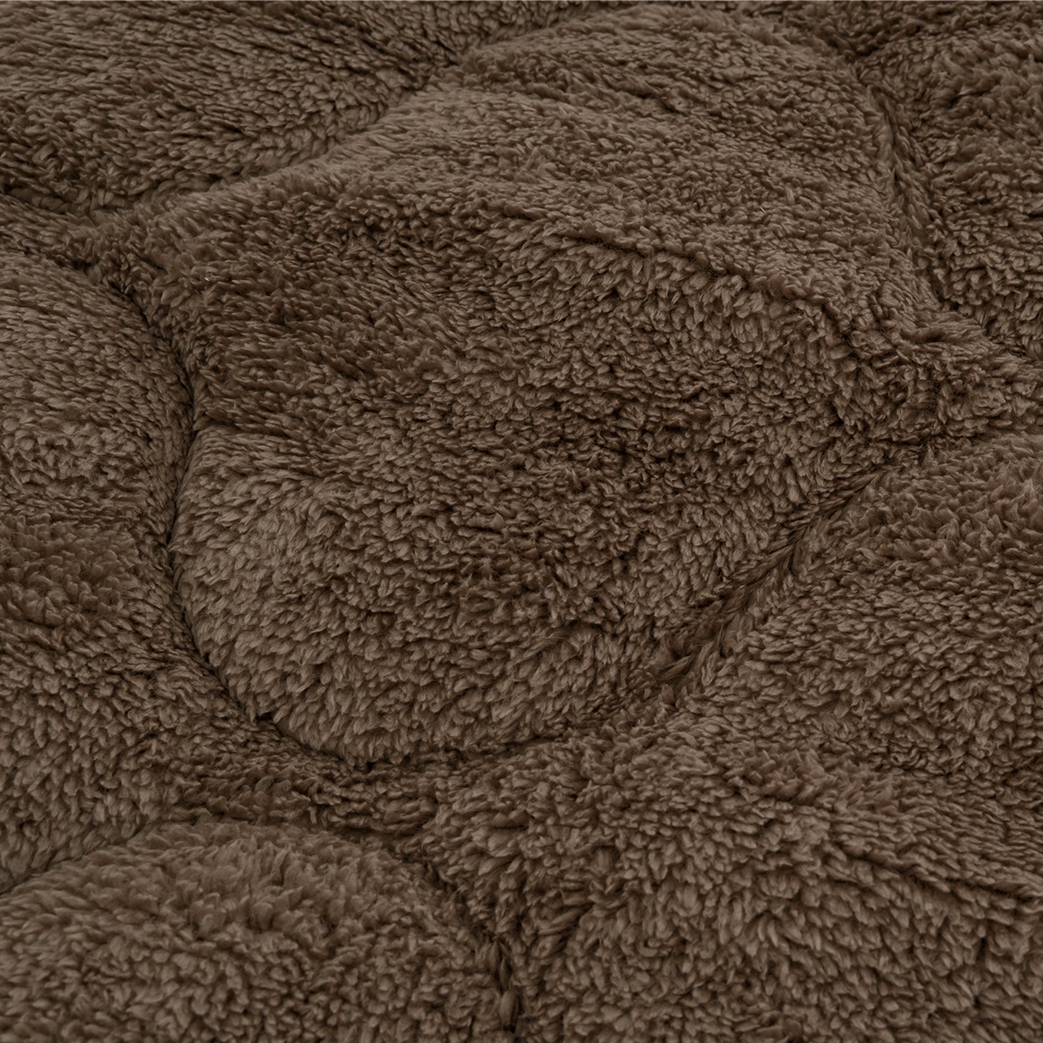 All-in One Lazy Teddy Dekbed Taupe/Bruin - Dekbed met kussenslopen
