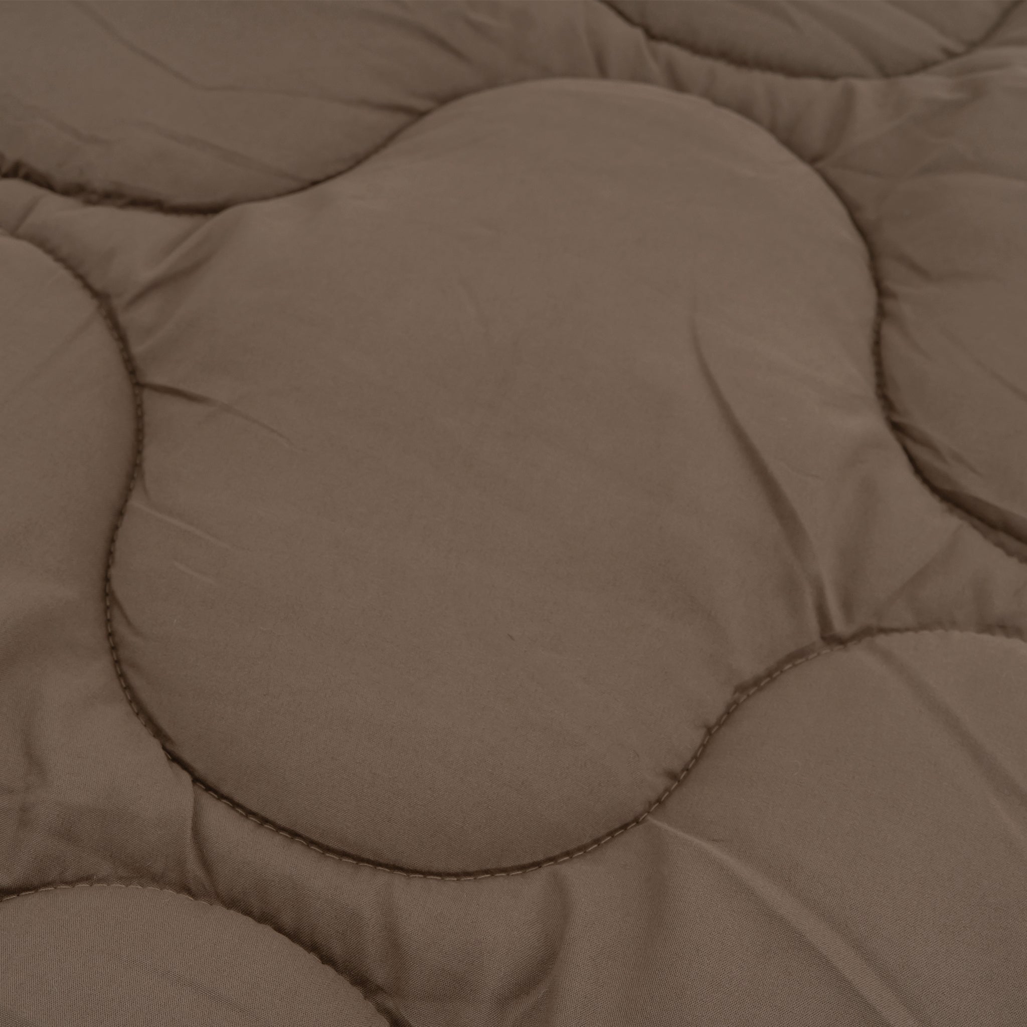 All-in One Lazy Teddy Dekbed Taupe/Bruin - Dekbed met kussenslopen