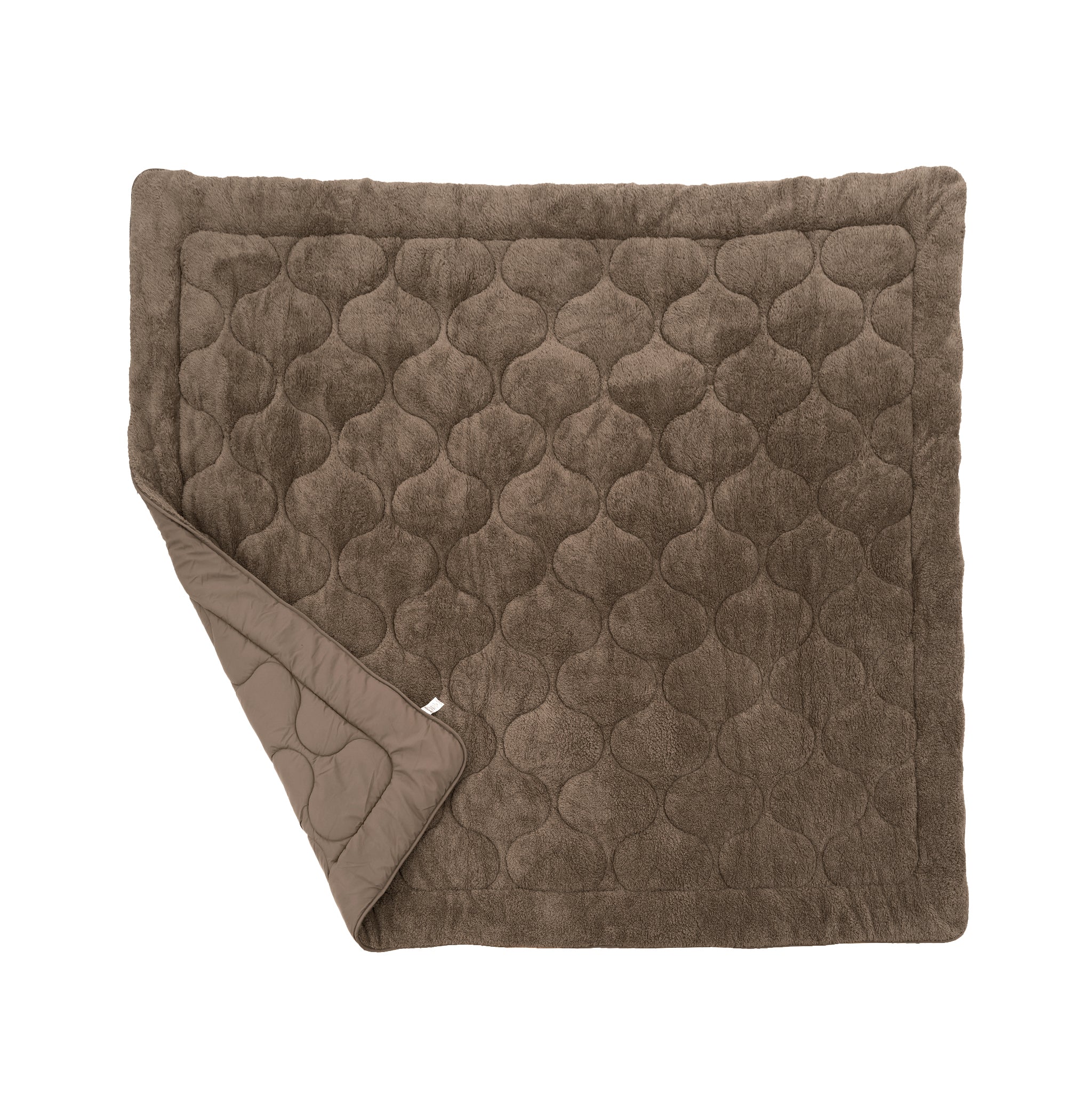 All-in One Lazy Teddy Dekbed Taupe/Bruin - Dekbed met kussenslopen