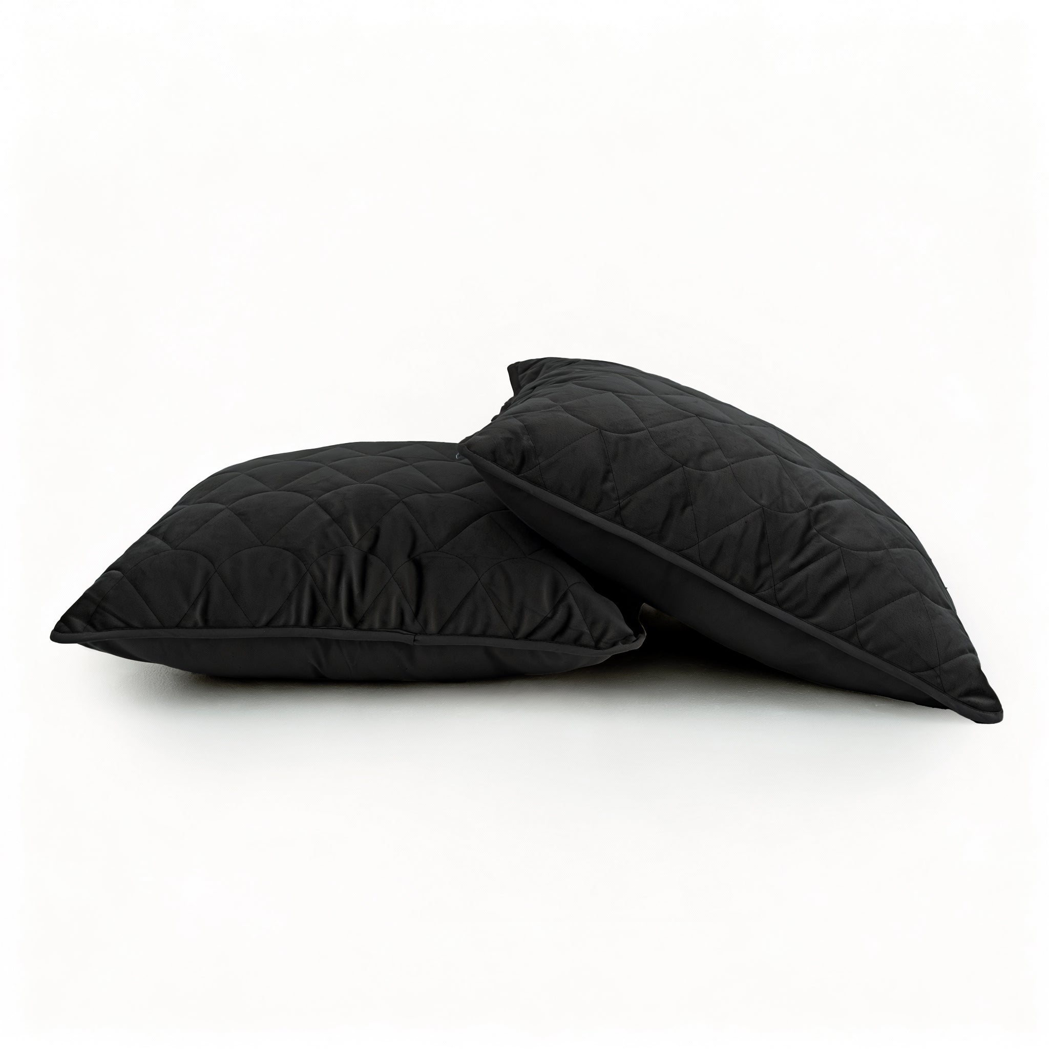 All-in One Lazy Velvet Dekbed Zwart - Dekbed met kussenslopen