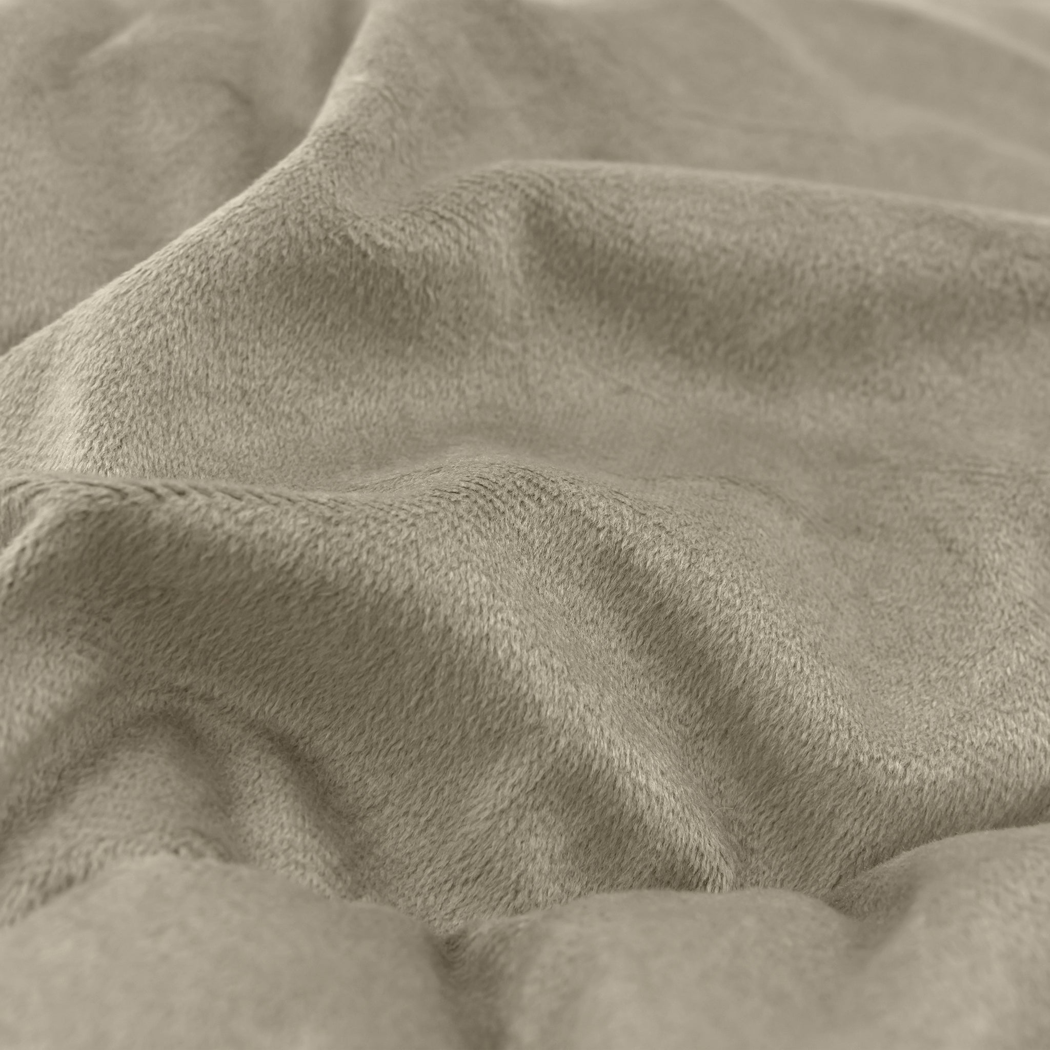 All-in One Lazy Velvet Dekbed Taupe/Grijs - Dekbed met kussenslopen