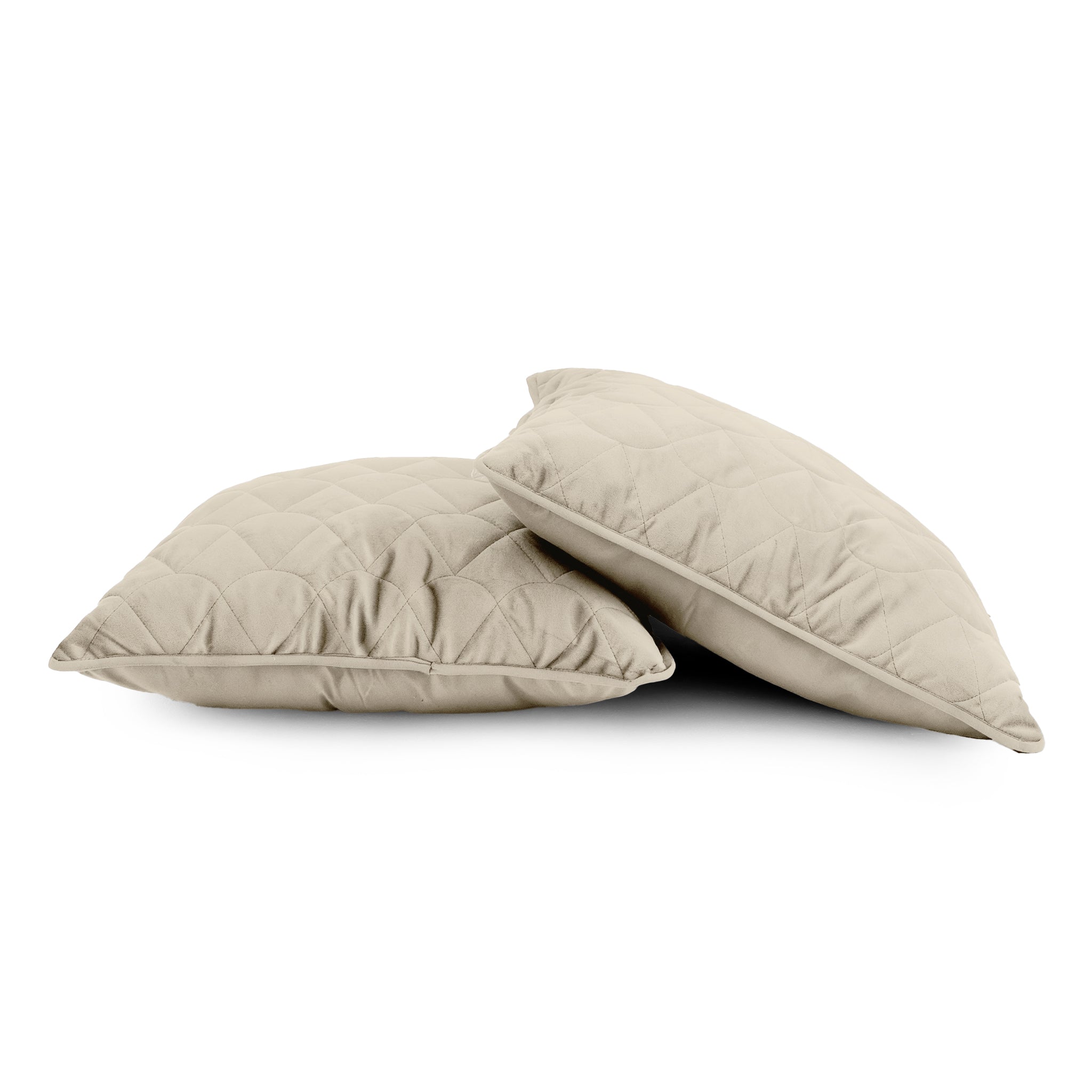 All-in One Lazy Velvet Dekbed Taupe/Grijs - Dekbed met kussenslopen