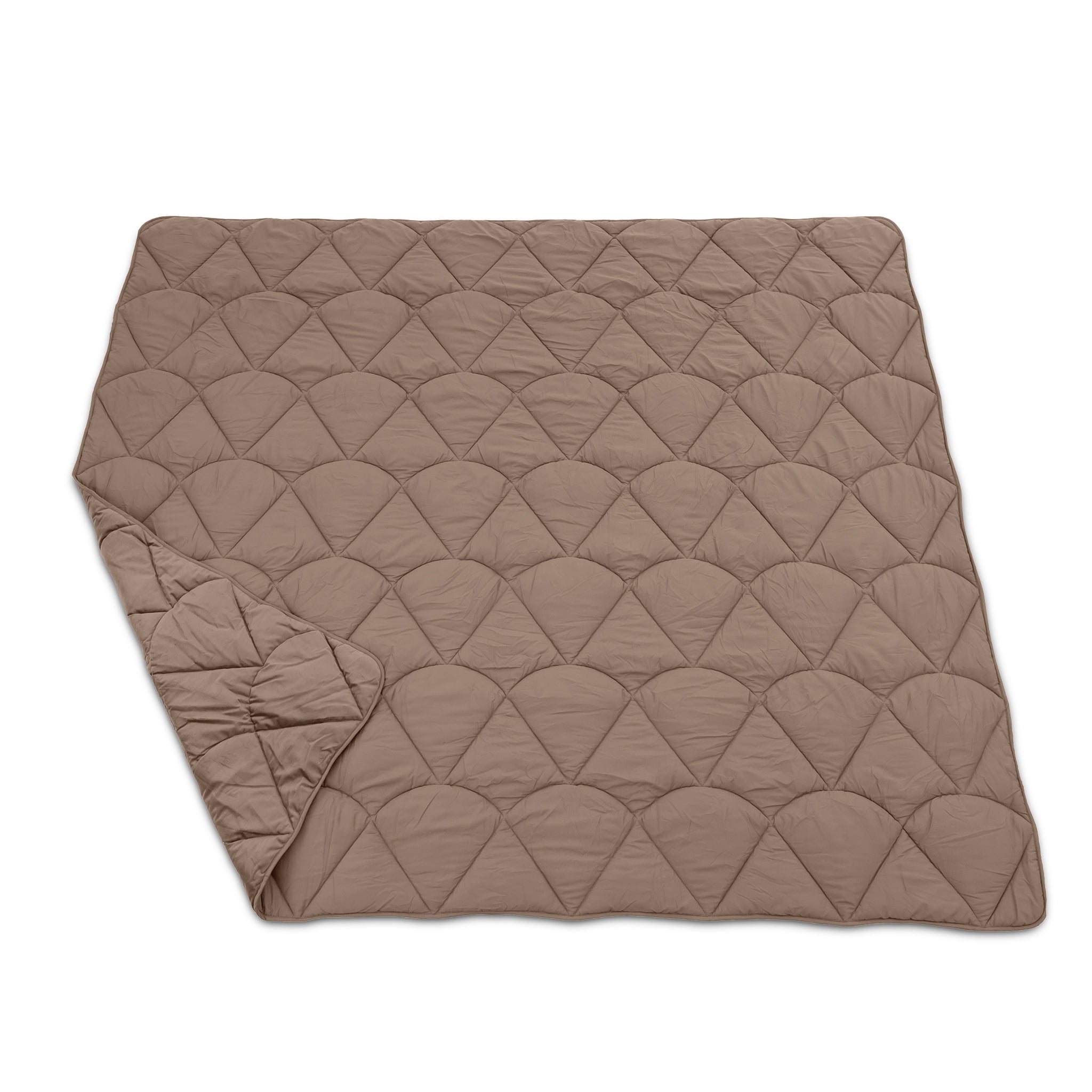 All-in One Lazy Velvet Dekbed Taupe/Bruin - Dekbed met kussenslopen