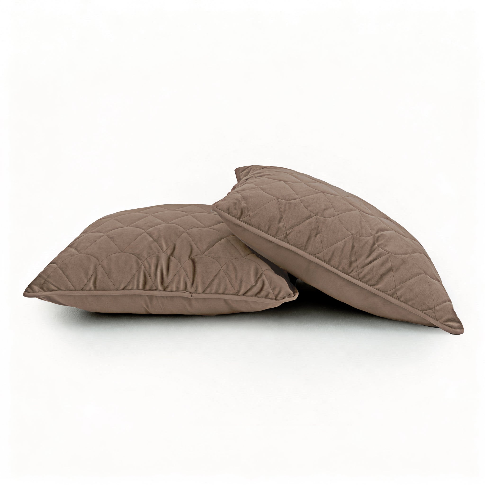 All-in One Lazy Velvet Dekbed Taupe/Bruin - Dekbed met kussenslopen