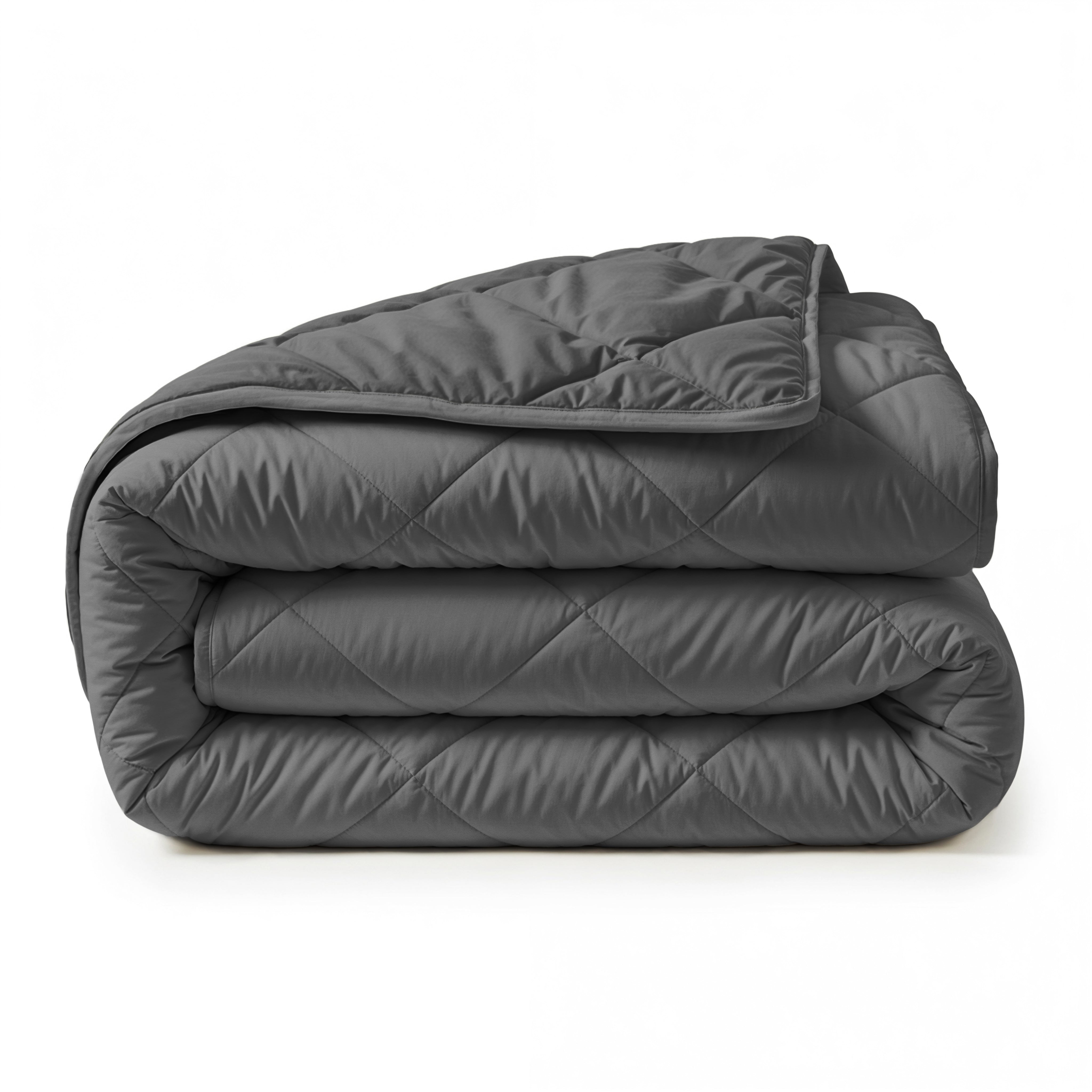 All-in-One Lazy Duvet Diamond Anthracite - Duvet with pillowcases