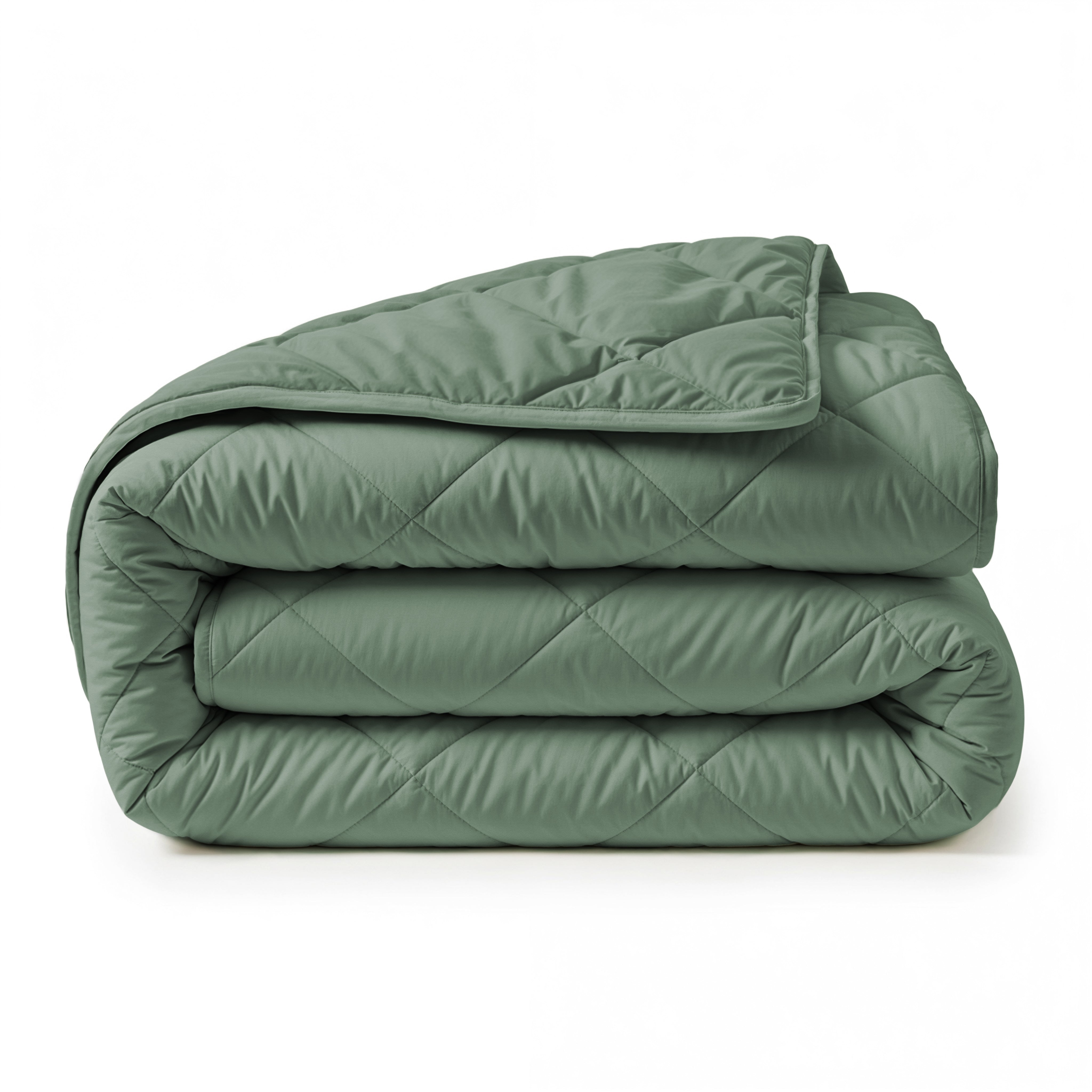 All-in-One Lazy Duvet Diamond Green - Duvet with pillowcases