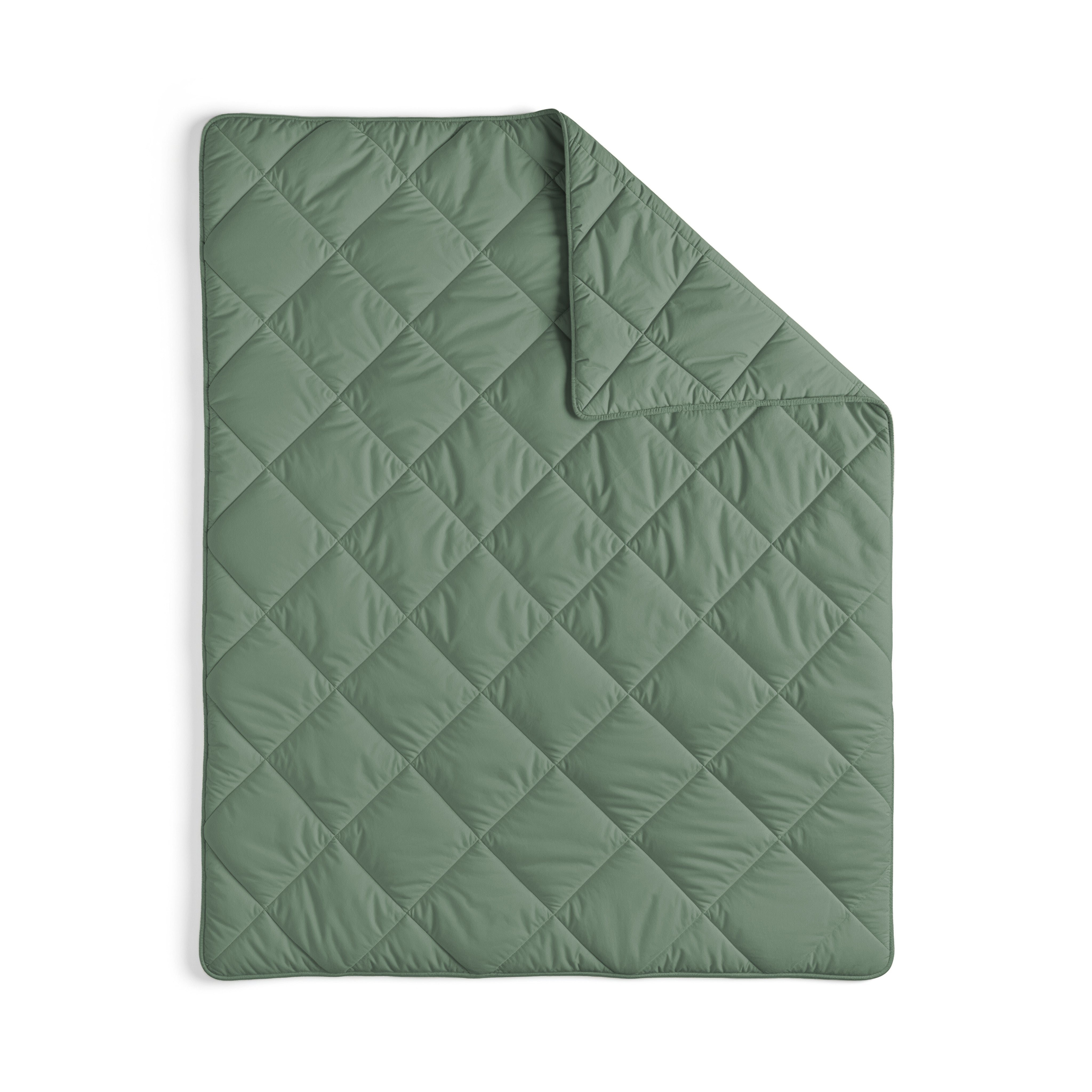 All-in-One Lazy Duvet Diamond Green - Duvet with pillowcases
