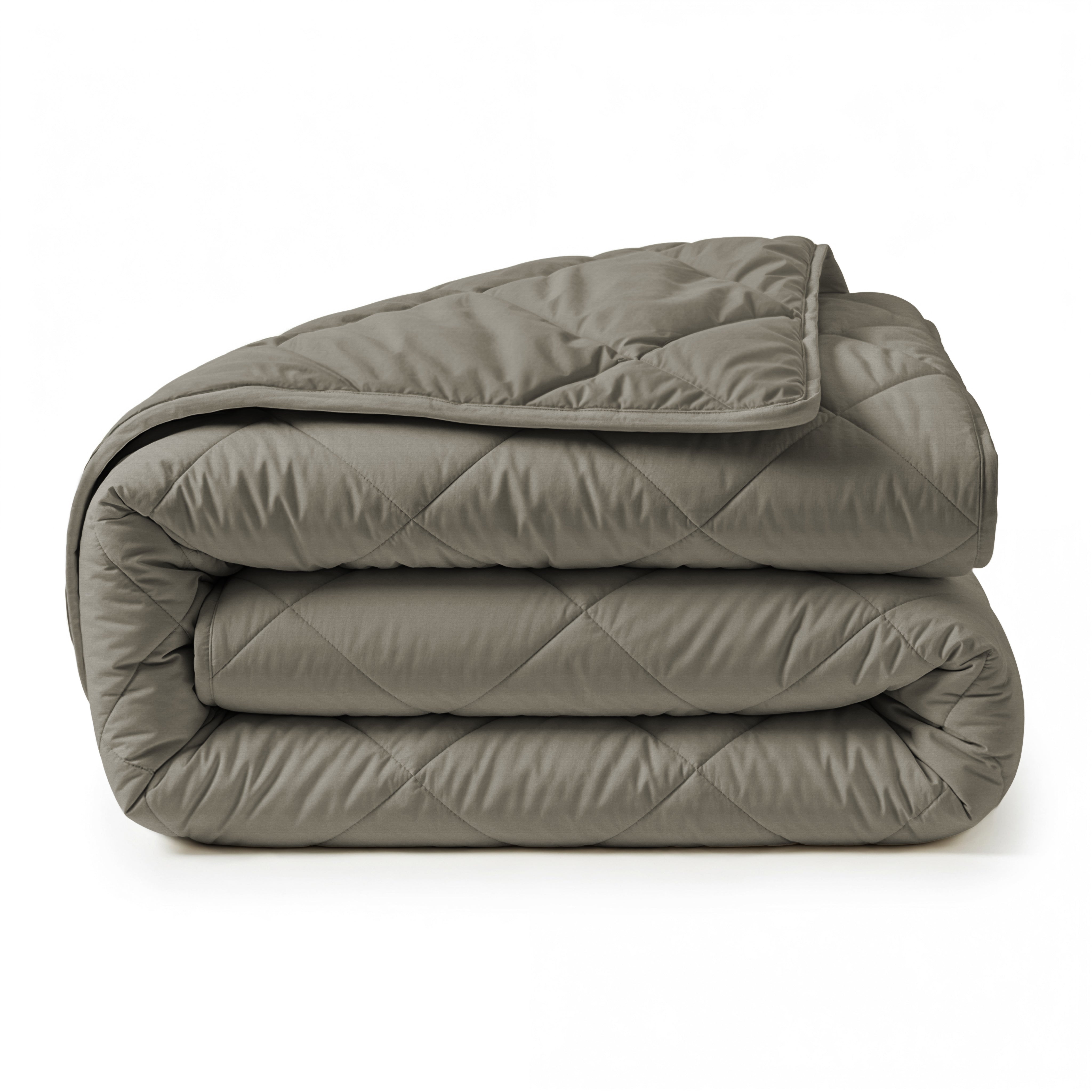 All-in-One Lazy Duvet Diamond Khaki - Duvet with pillowcases