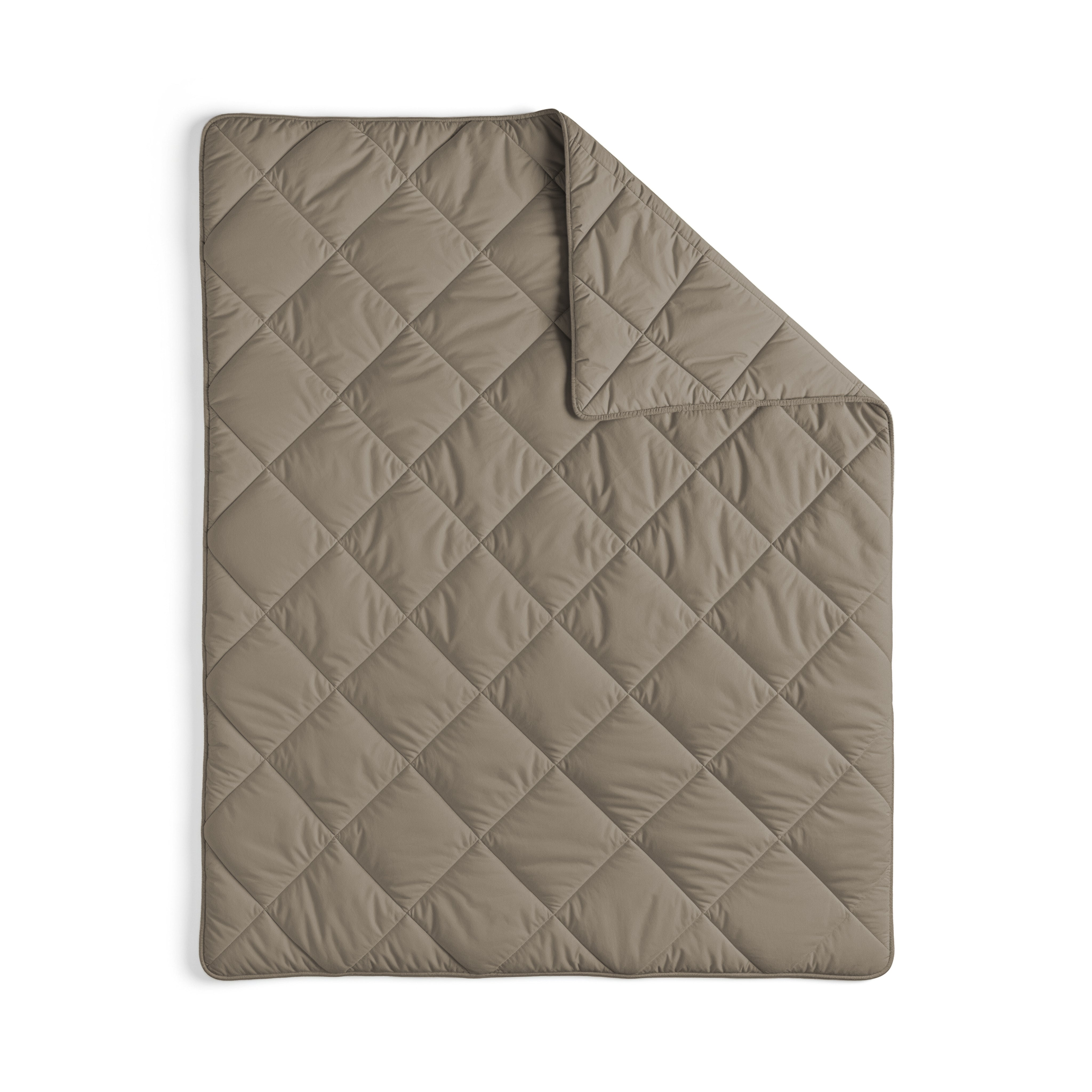 All-in-One Lazy Duvet Diamond Teak - Duvet with pillowcases