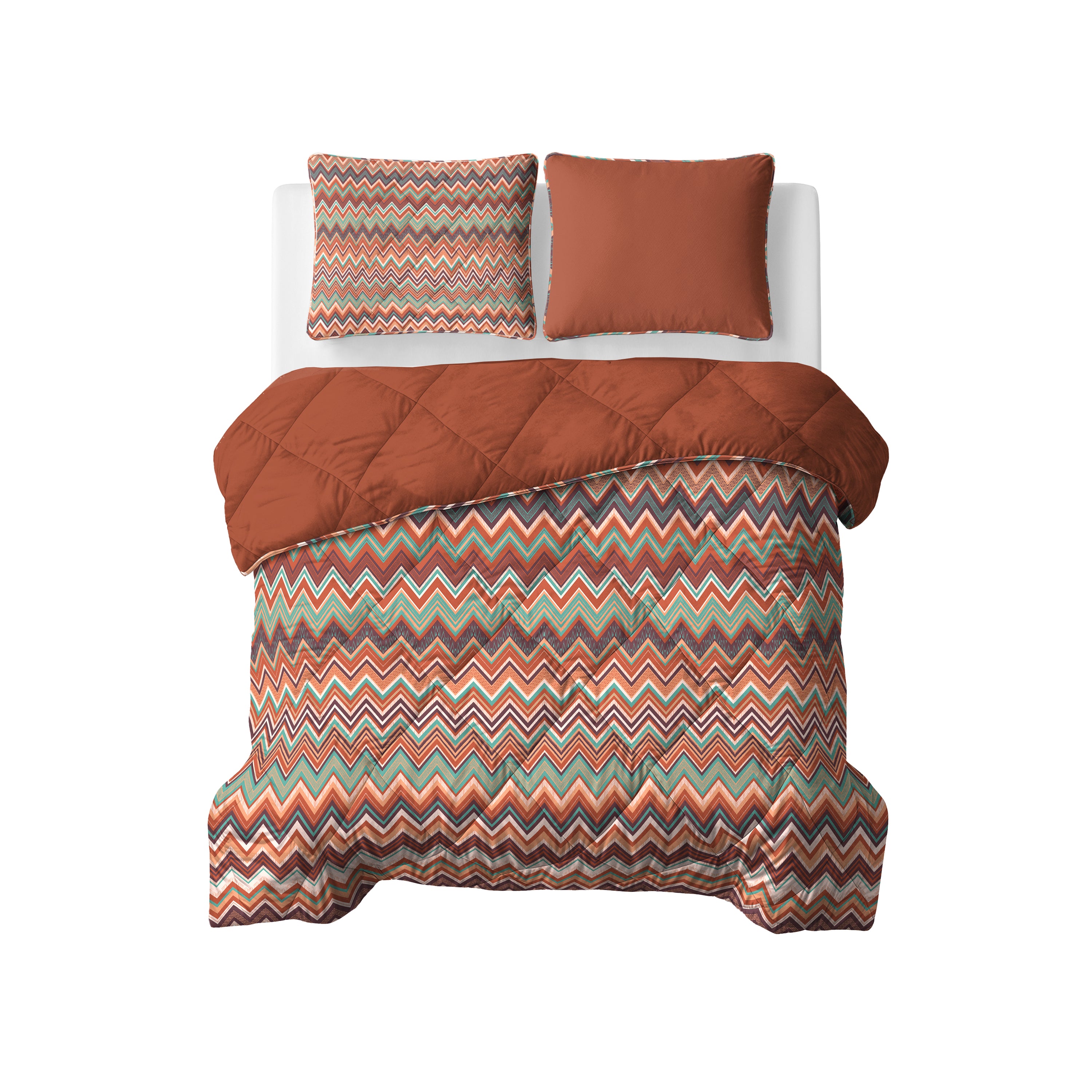 All-in One Lazy Dekbed Indra Multi - Dekbed met kussenslopen