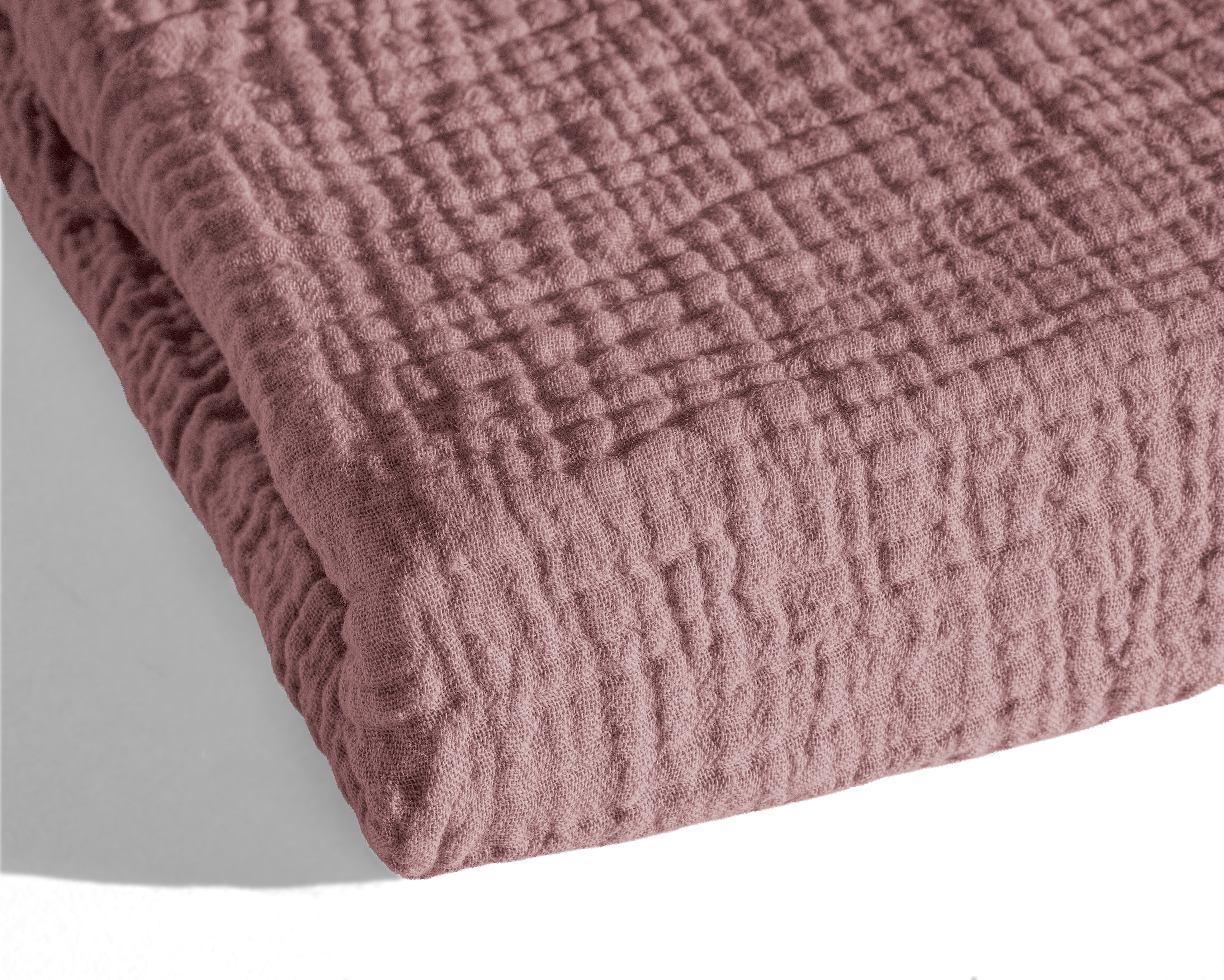 All-in One Lazy Mousseline Dekbed Oud Roze - Dekbed met kussenslopen