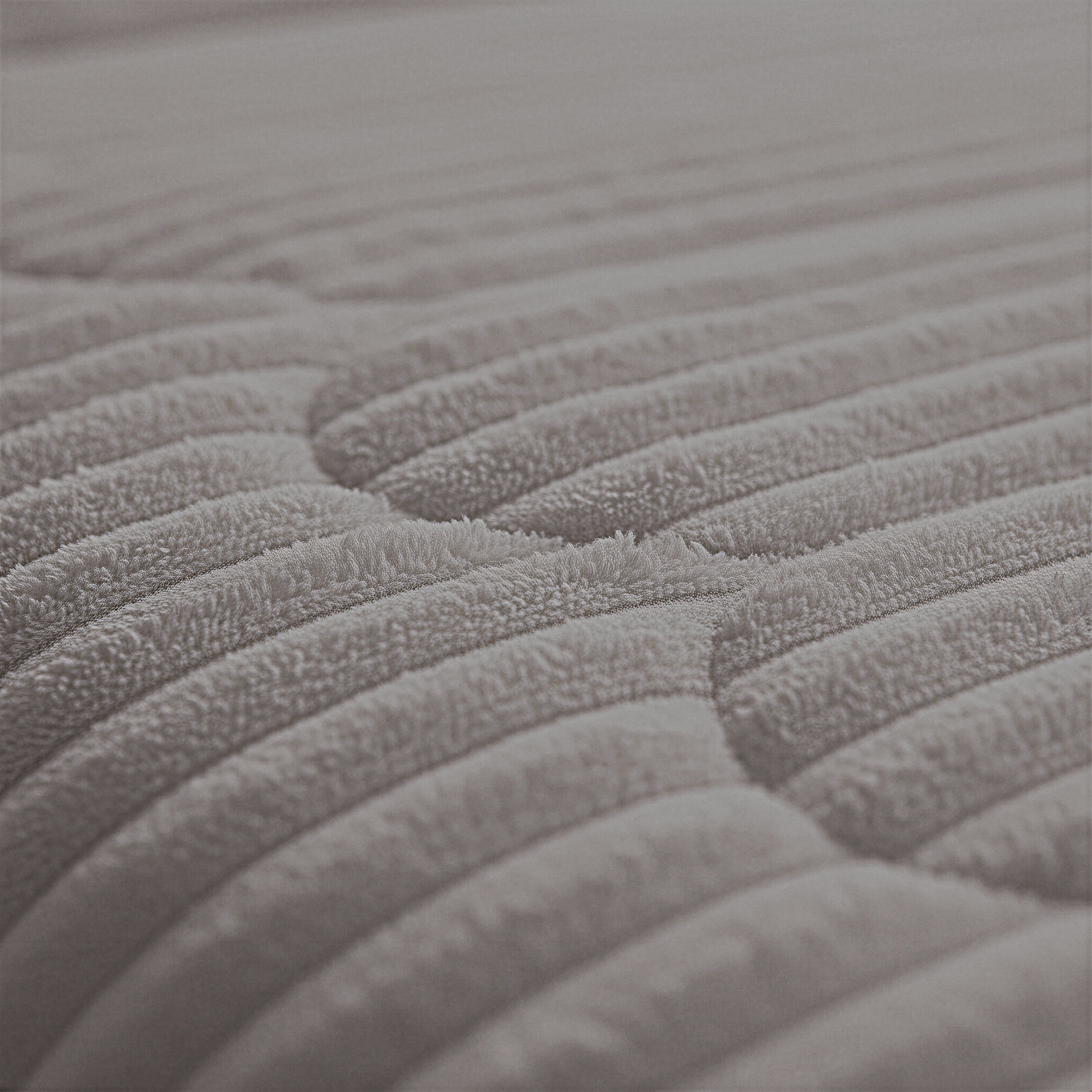 All-in One Lazy Rib Flanel Dekbed Taupe/Grey - Dekbed met kussenslopen