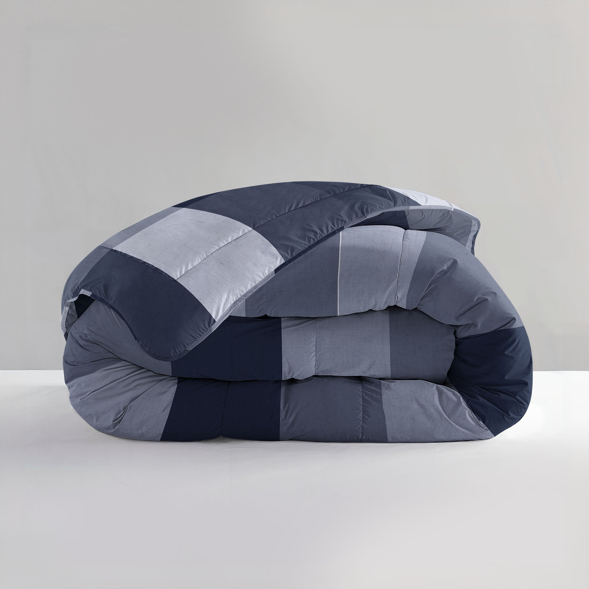 All-in One Lazy Dekbed Anne Blauw - Dekbed met kussenslopen