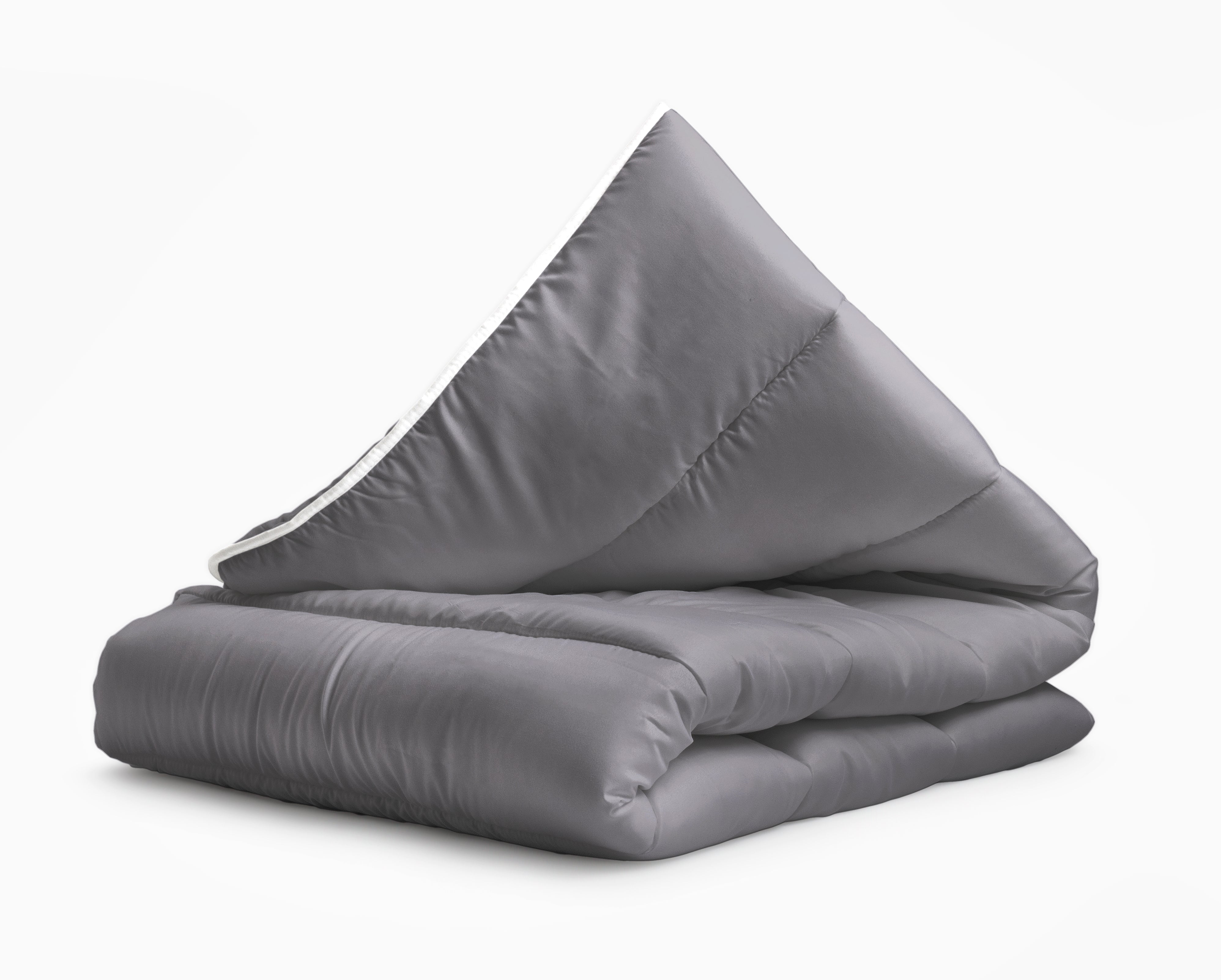 All-in-one lazy duvet anthracite - Duvet and cover in 1 - Lightweight - Trendy colours