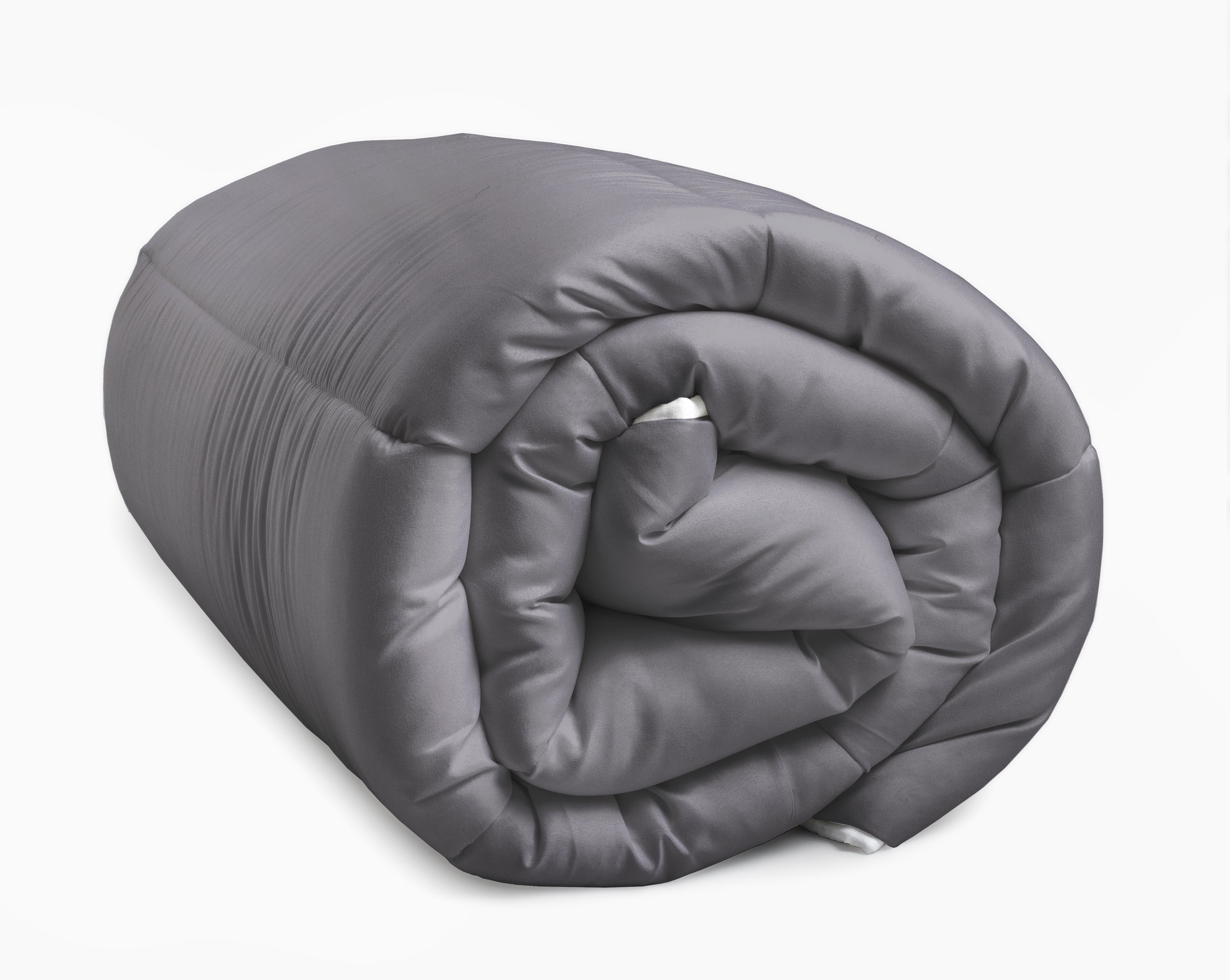 All-in-one lazy duvet anthracite - Duvet and cover in 1 - Lightweight - Trendy colours