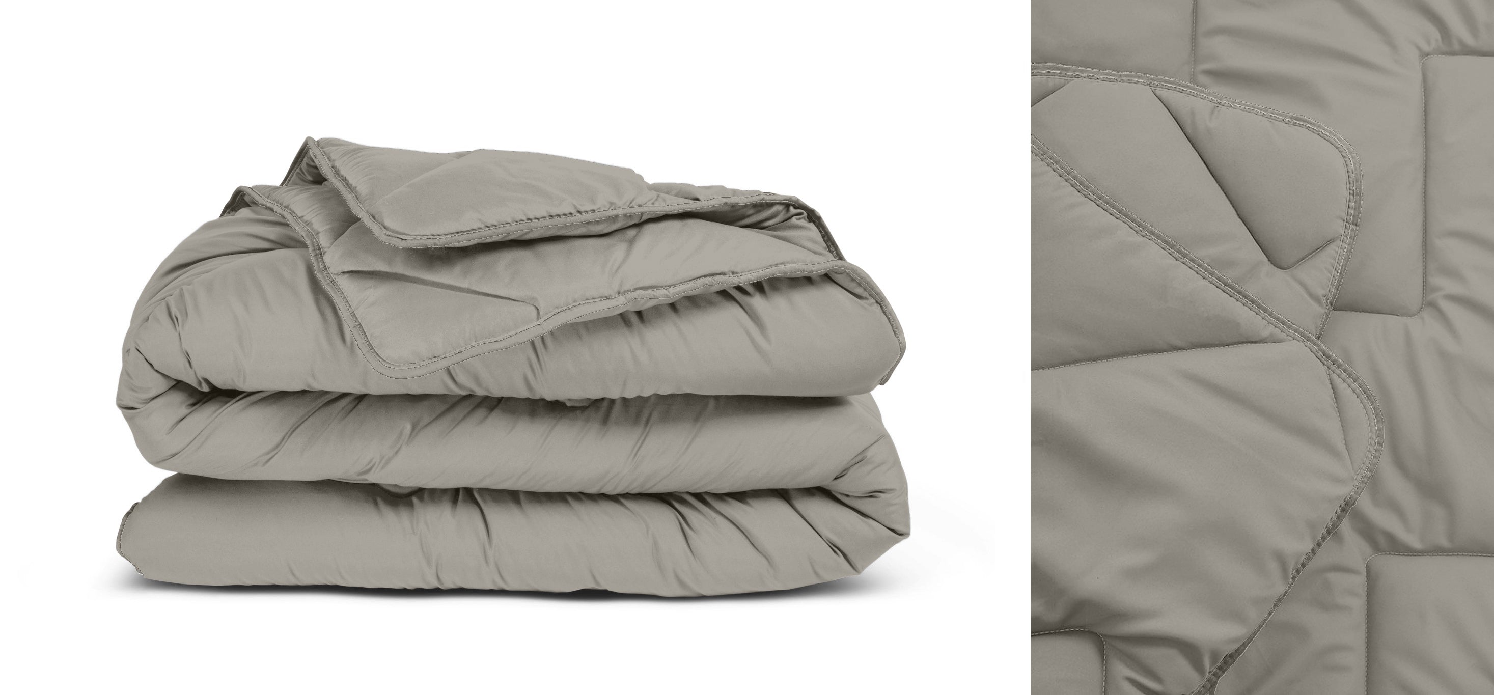 All-in One Lazy Dekbed Kaki - Dekbed voor het hele jaar