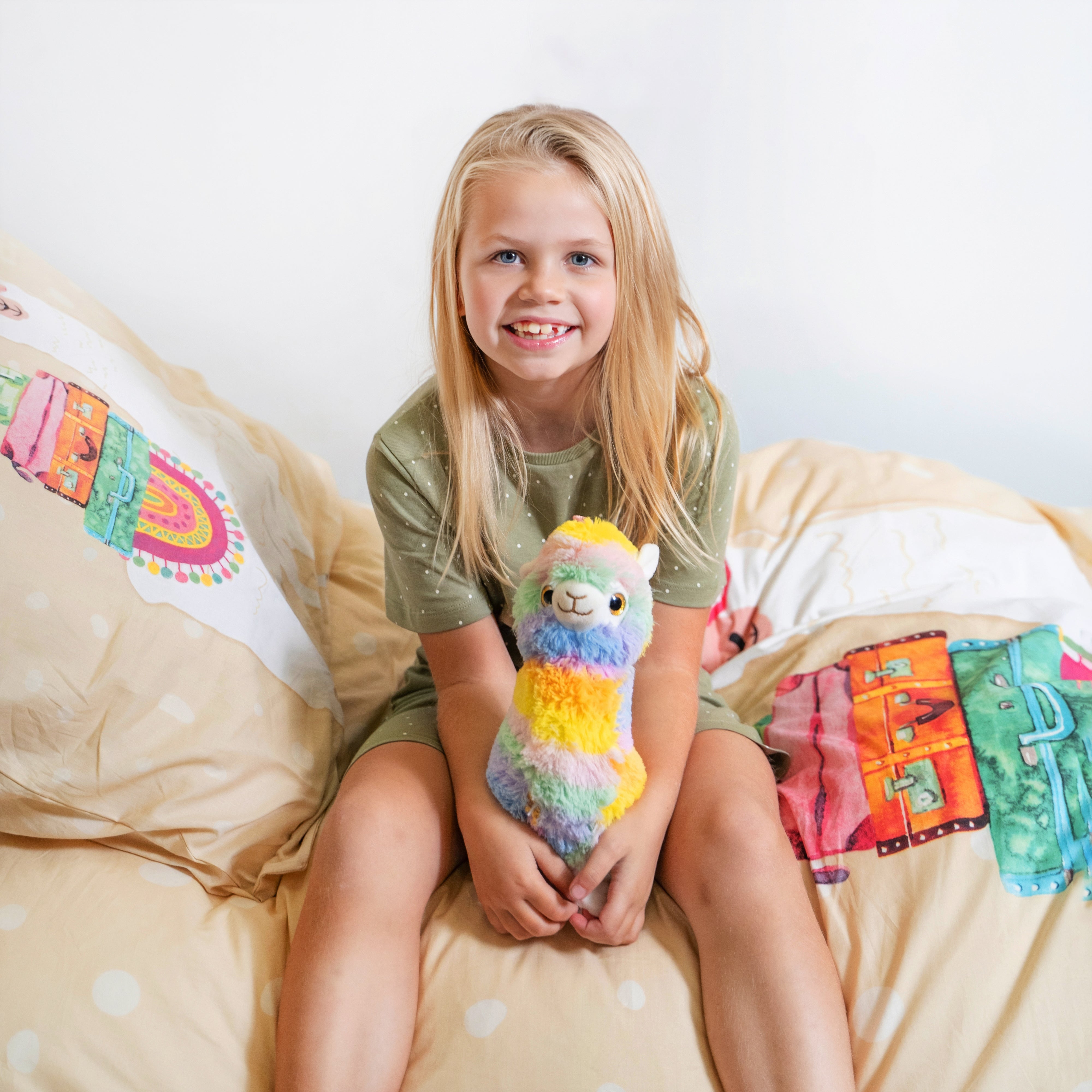 Alpaca Adventure Duvet Cover Sand