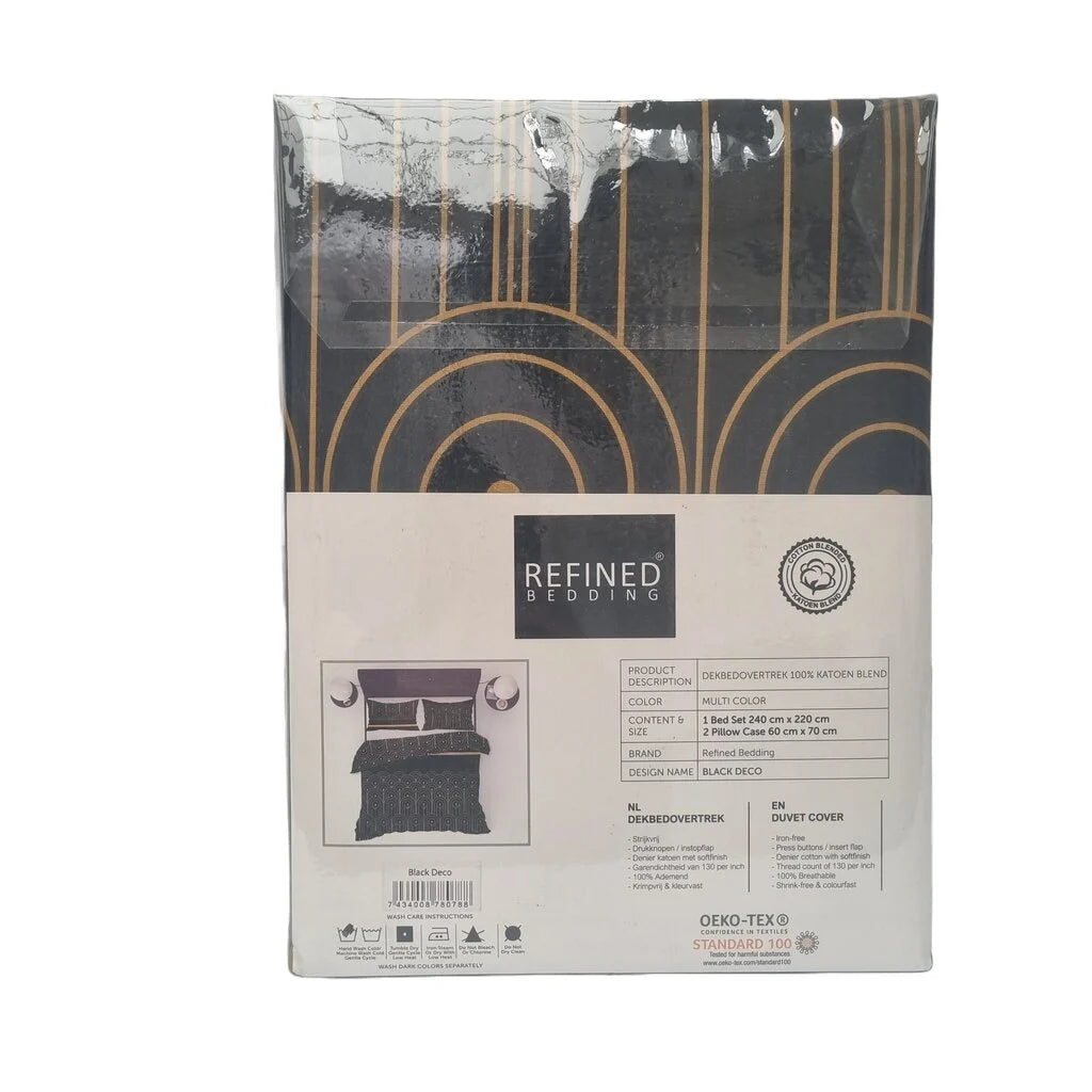 Art Deco Duvet Cover Black | Modern & Luxurious Design for Your Bedroom