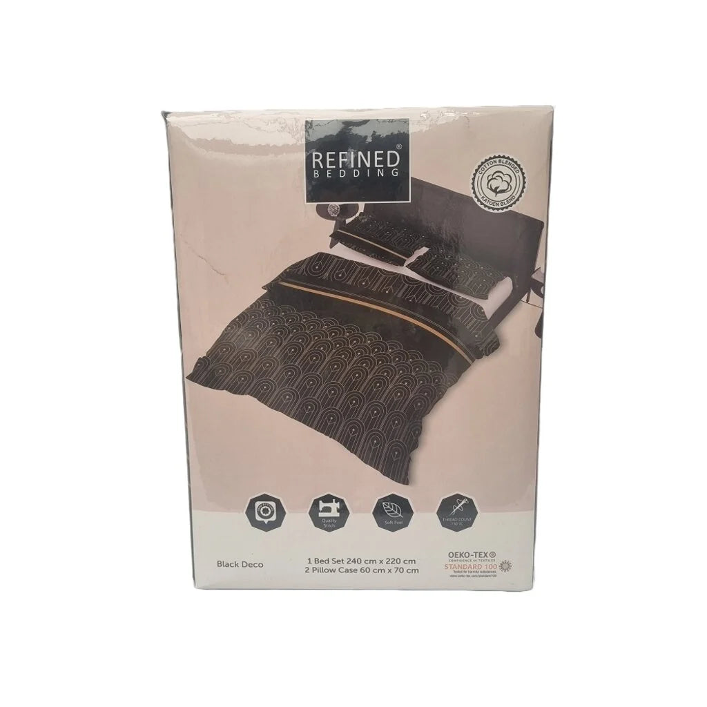 Art Deco Duvet Cover Black | Modern & Luxurious Design for Your Bedroom