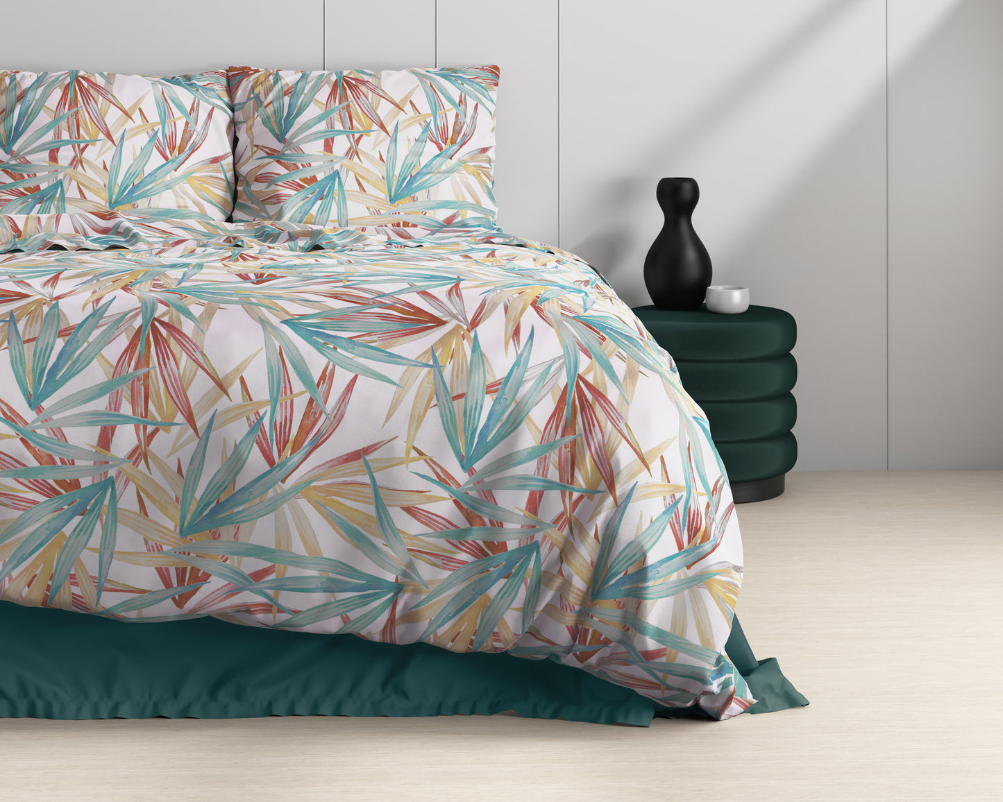 Aster Multi Dekbedovertrek - Luxe Satijn - Hoge kwaliteit - Trendy prints