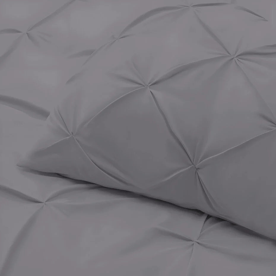 Augustine Grey Duvet Cover - Luxury & Elegance
