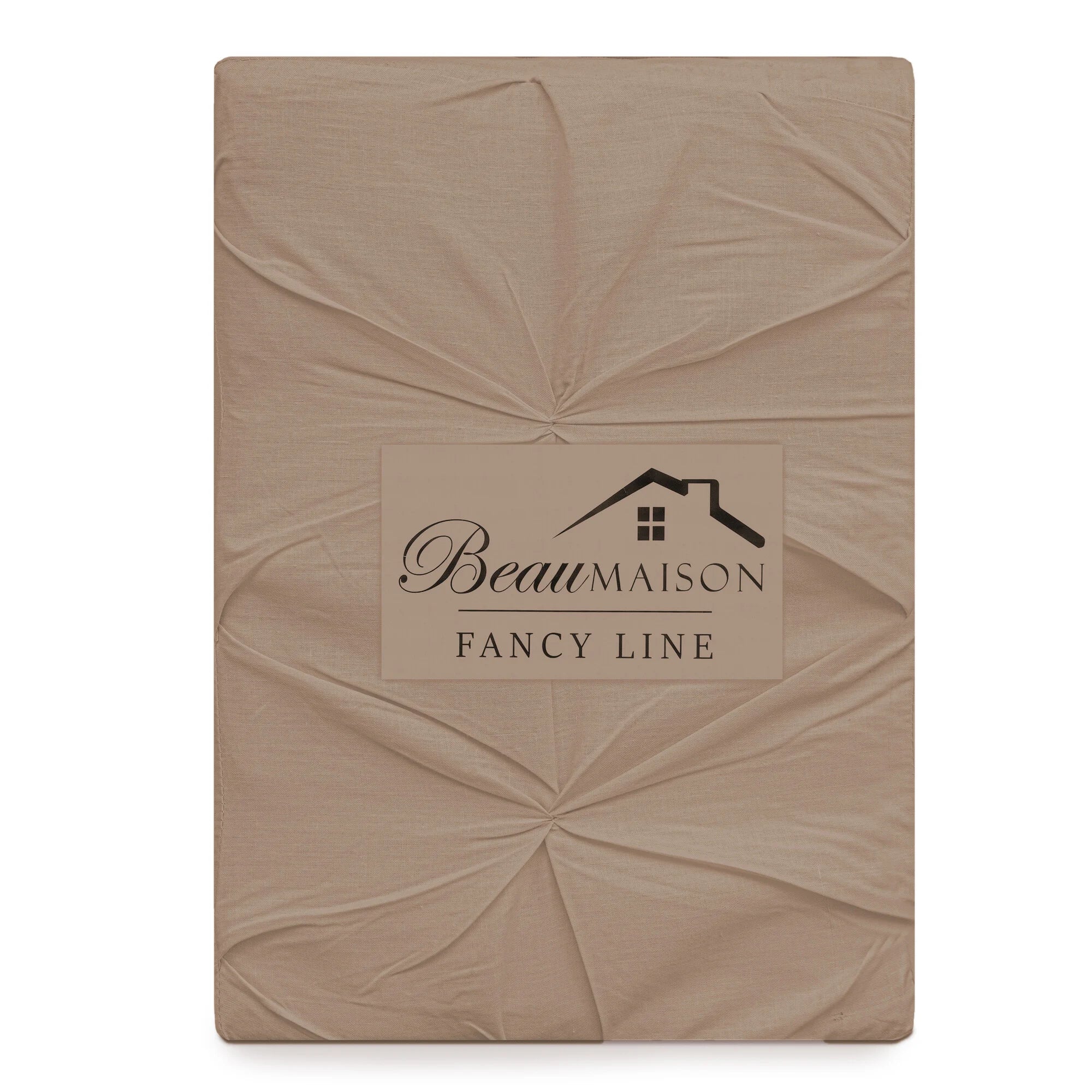 Augustine Katoenen Dekbedovertrek Taupe