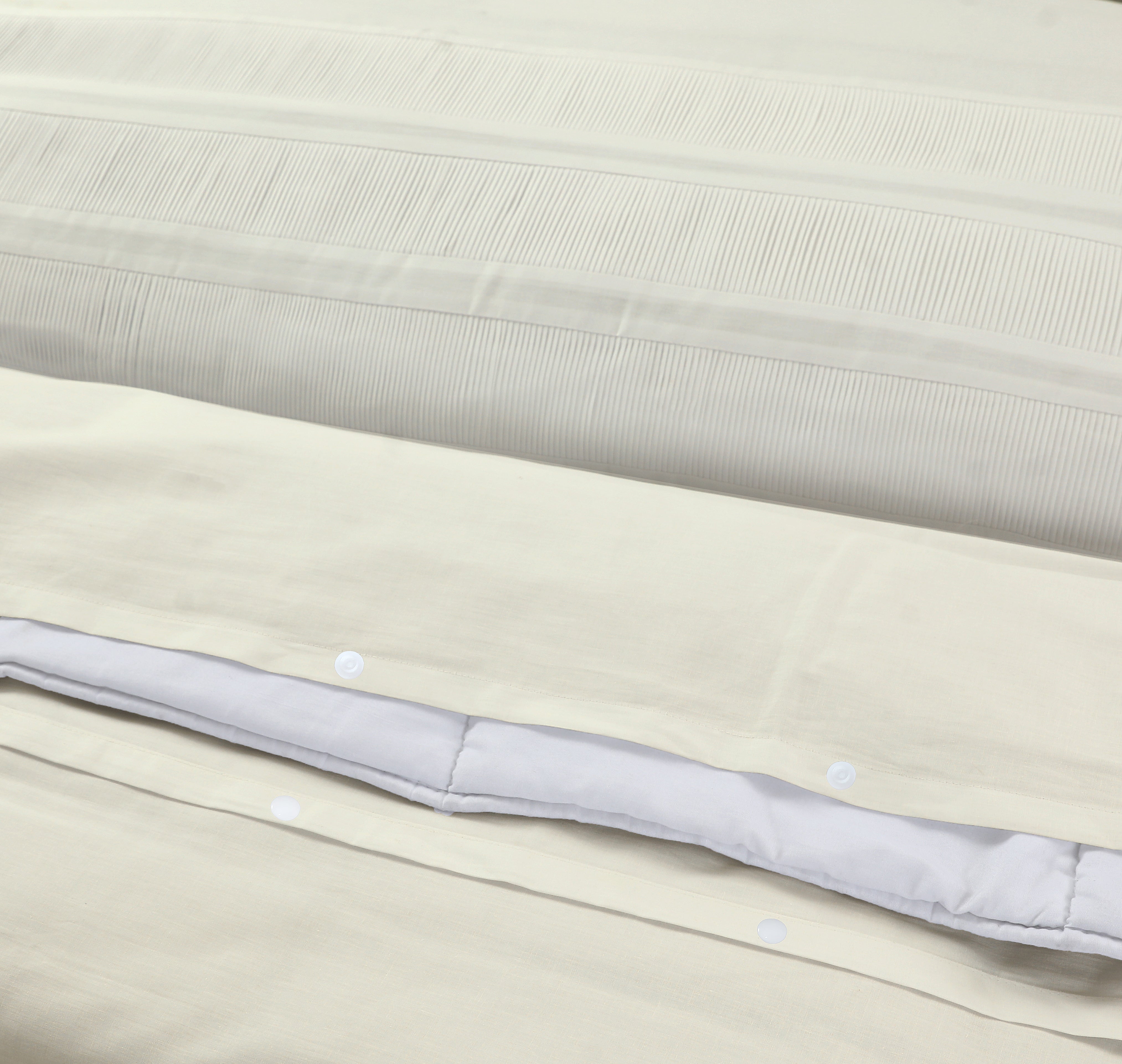 Bali Dekbedovertrek Creme - 100% Katoen