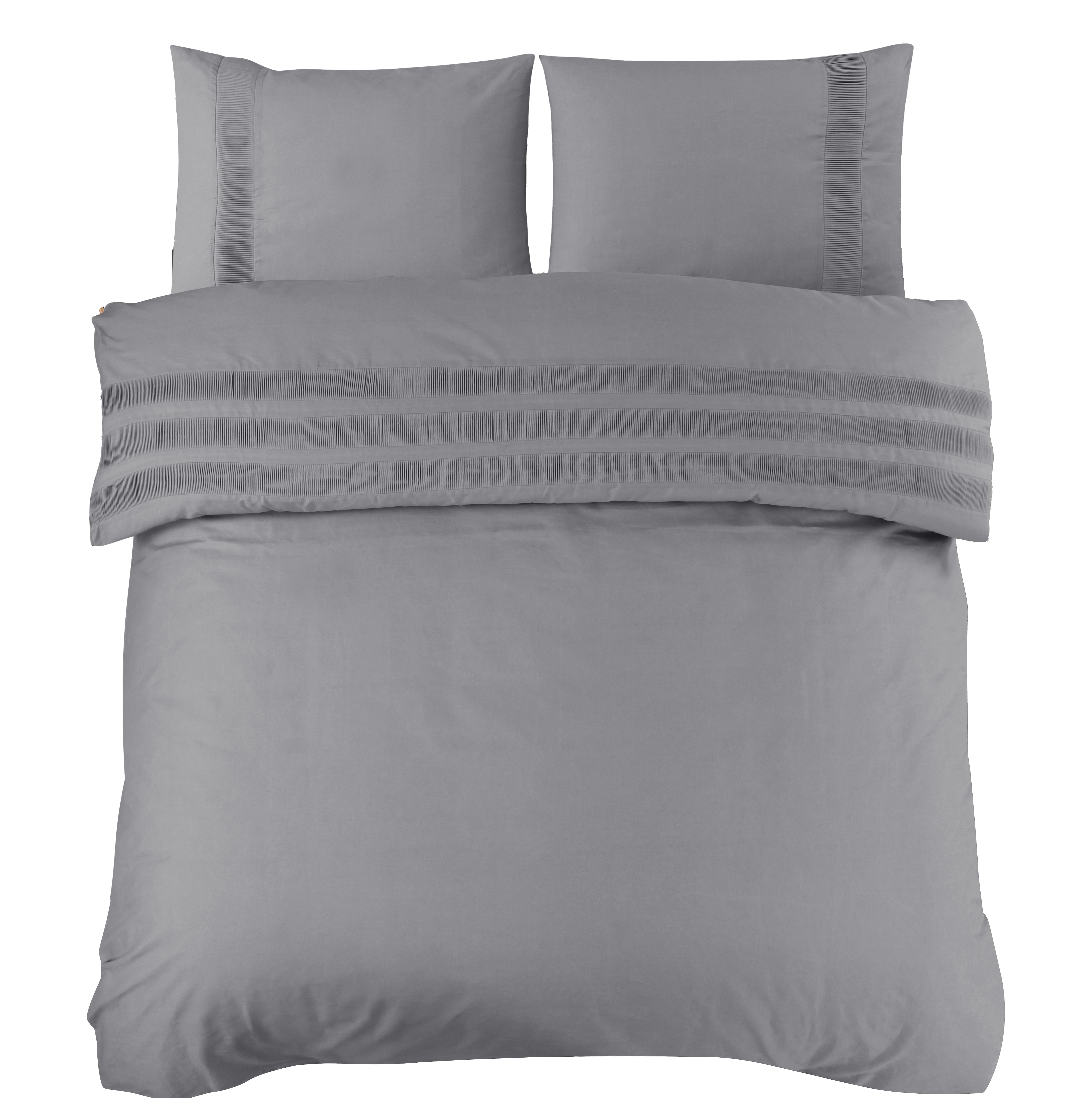Bali Dekbedovertrek Grijs - 100% Katoen