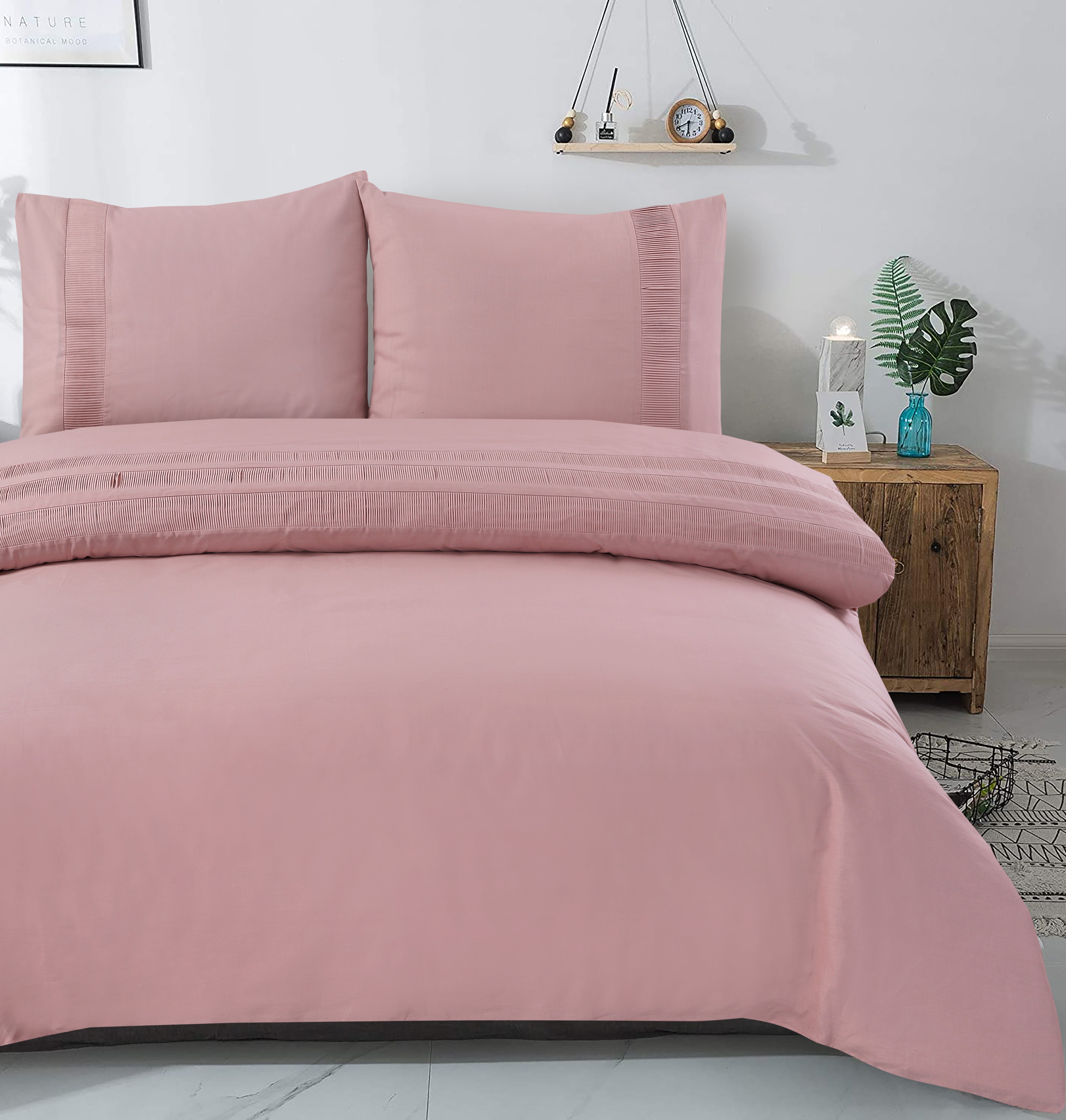 Bali Duvet Cover Pink - Luxury Design - Super soft woven - Luxuriously packaged