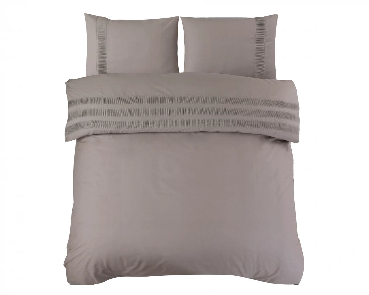 Bali Dekbedovertrek Taupe - 100% Katoen